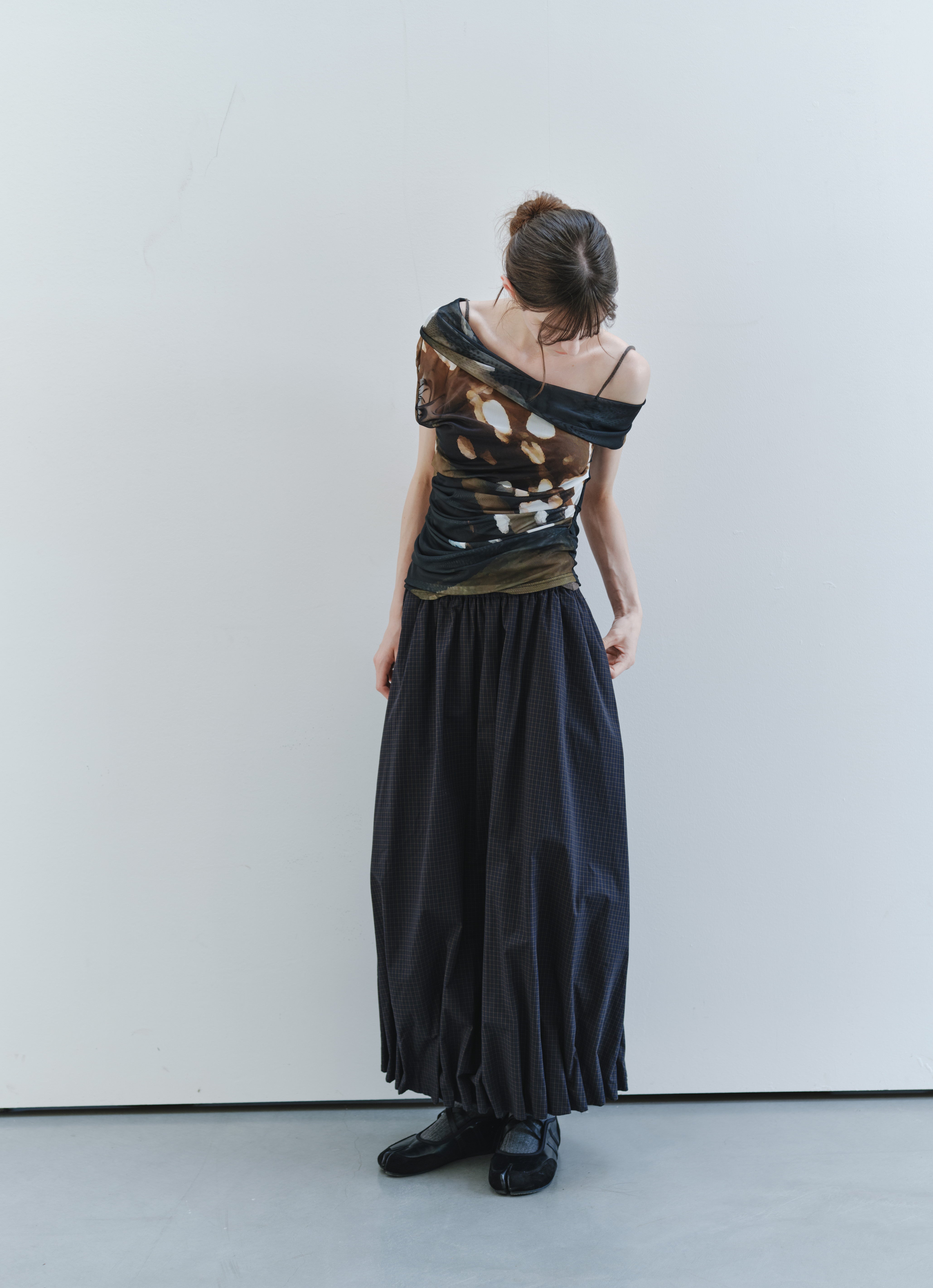 GATHER HEM BALLOON SKIRT