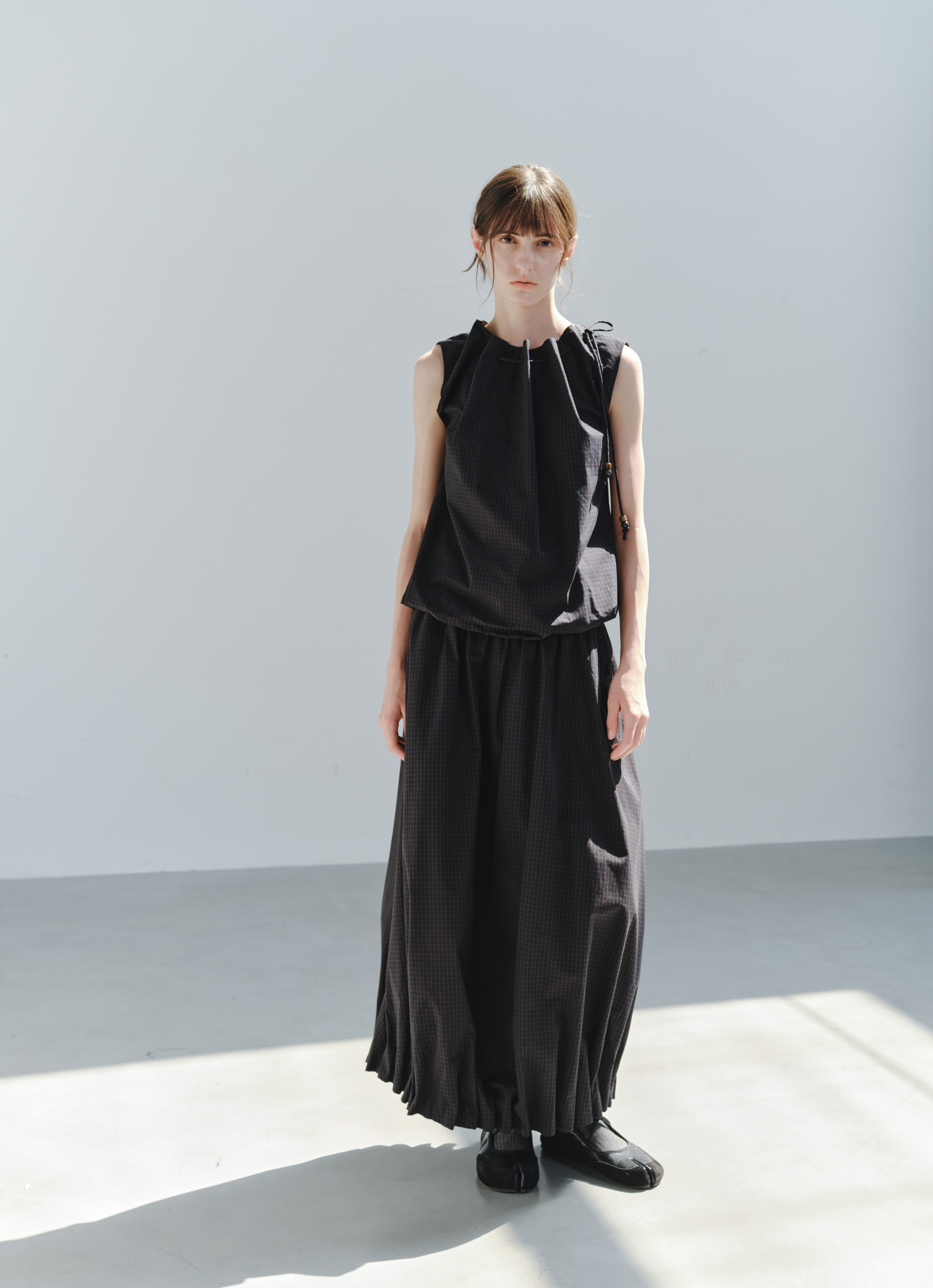 2WAY STRING POUCH BLOUSE