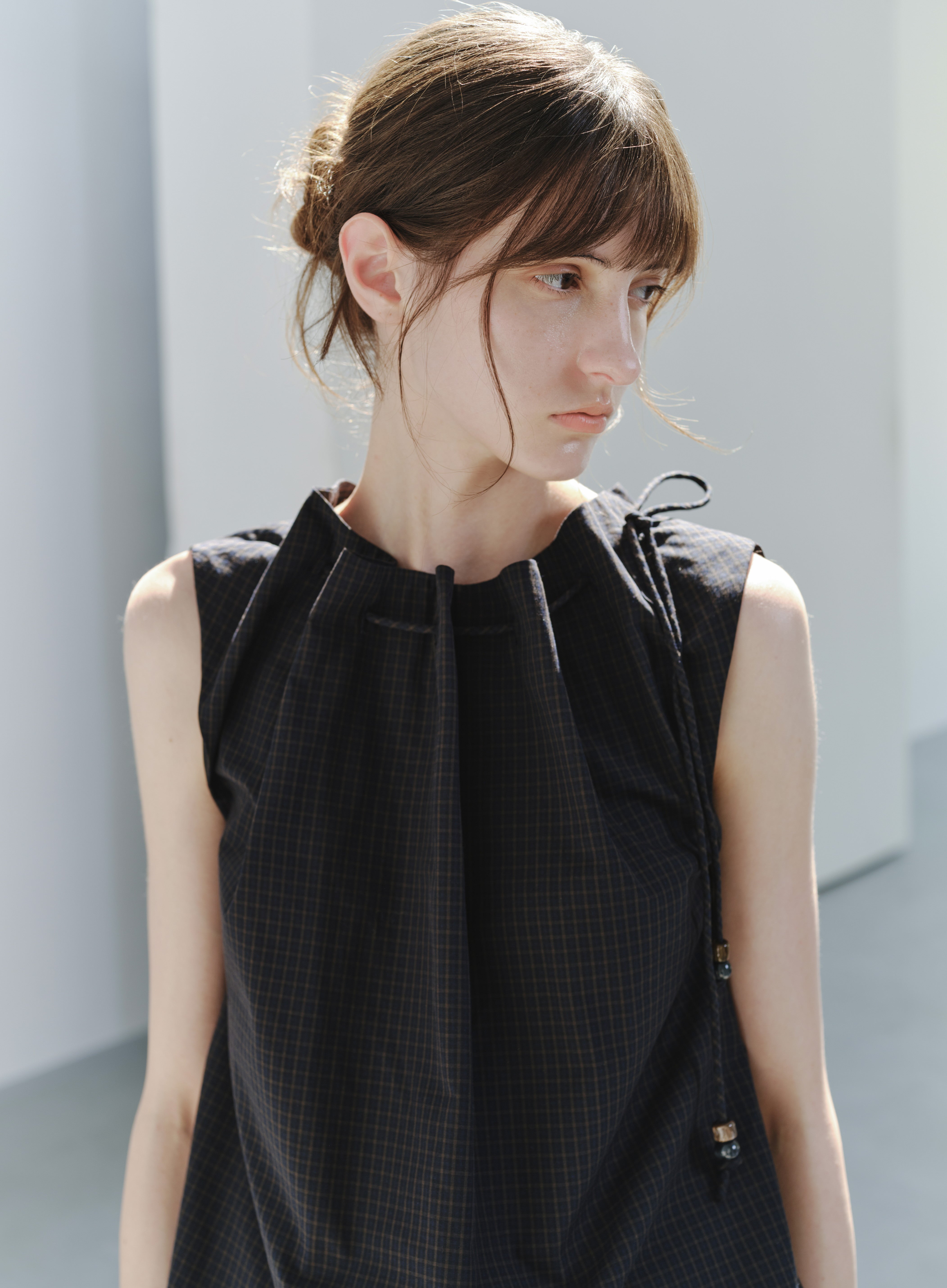 2WAY STRING POUCH BLOUSE