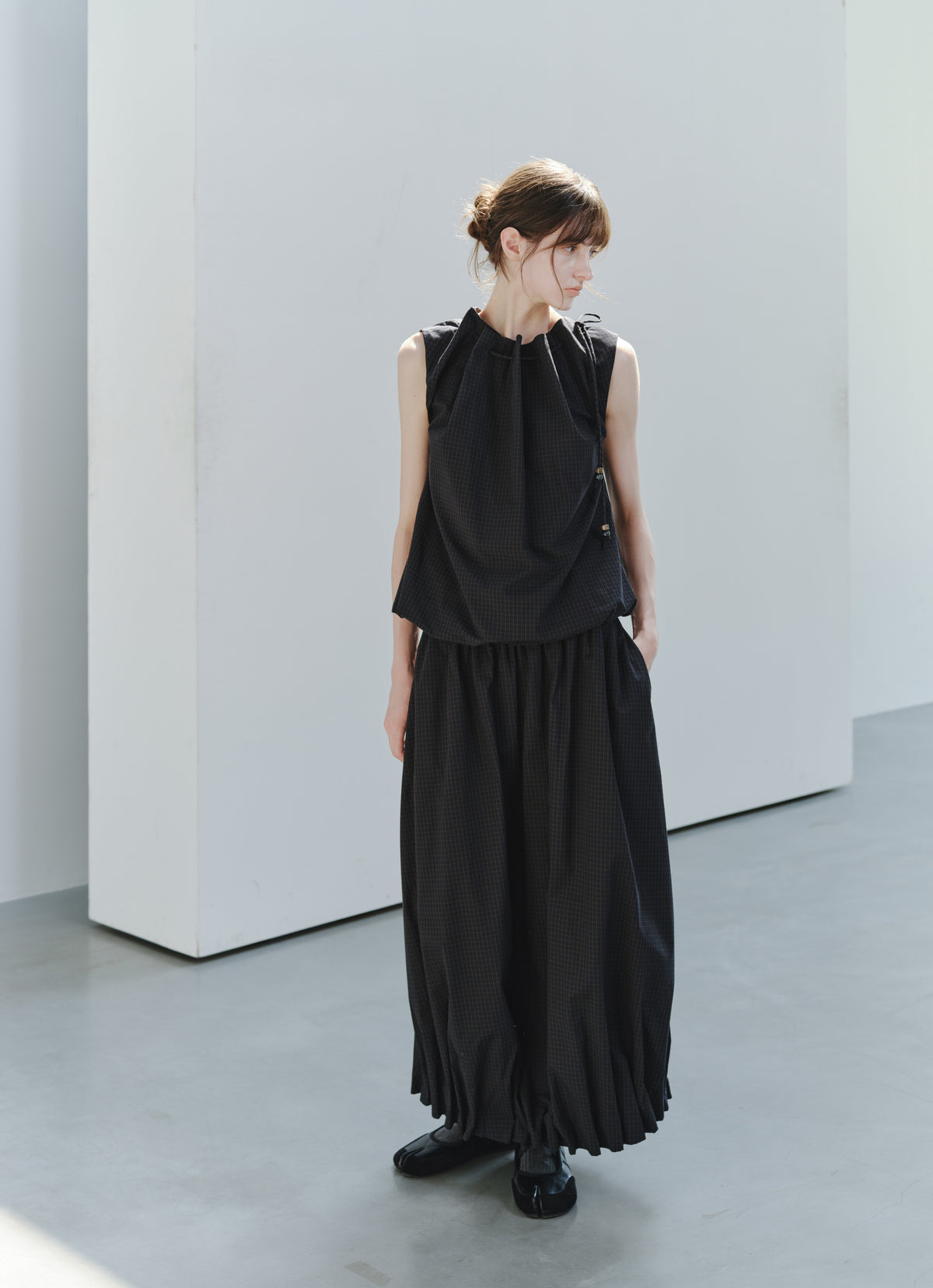 GATHER HEM BALLOON SKIRT