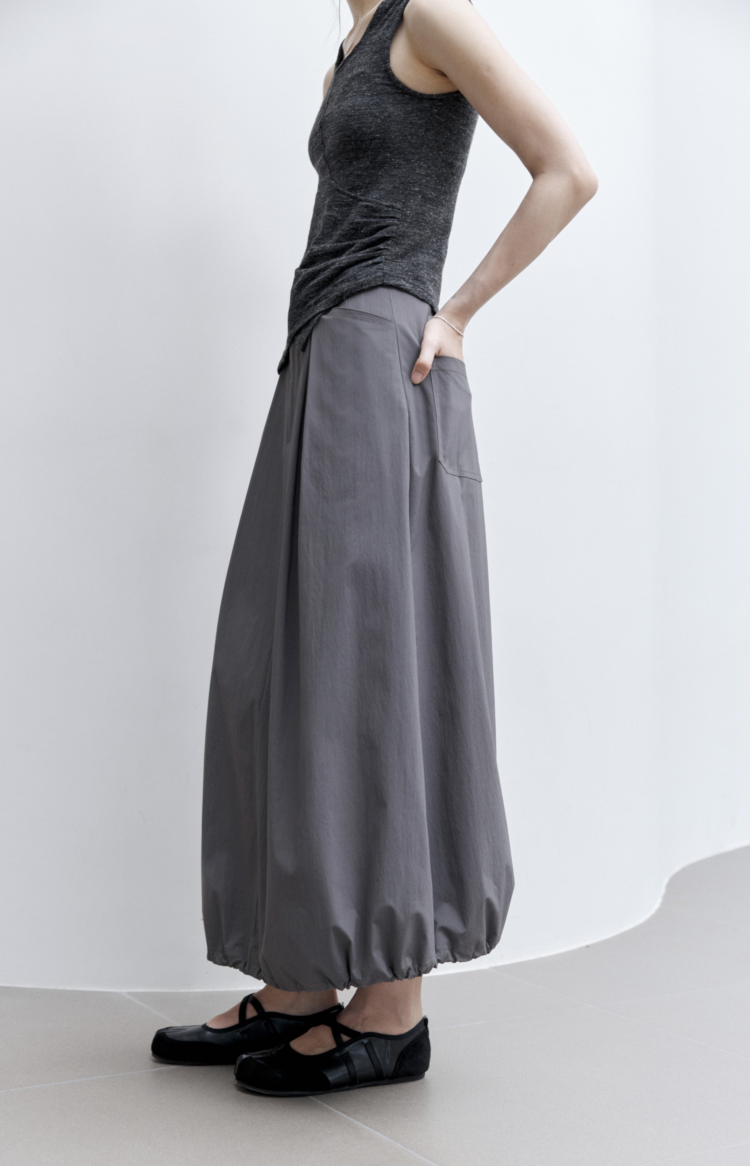 2WAY FLARE BALLOON SKIRT