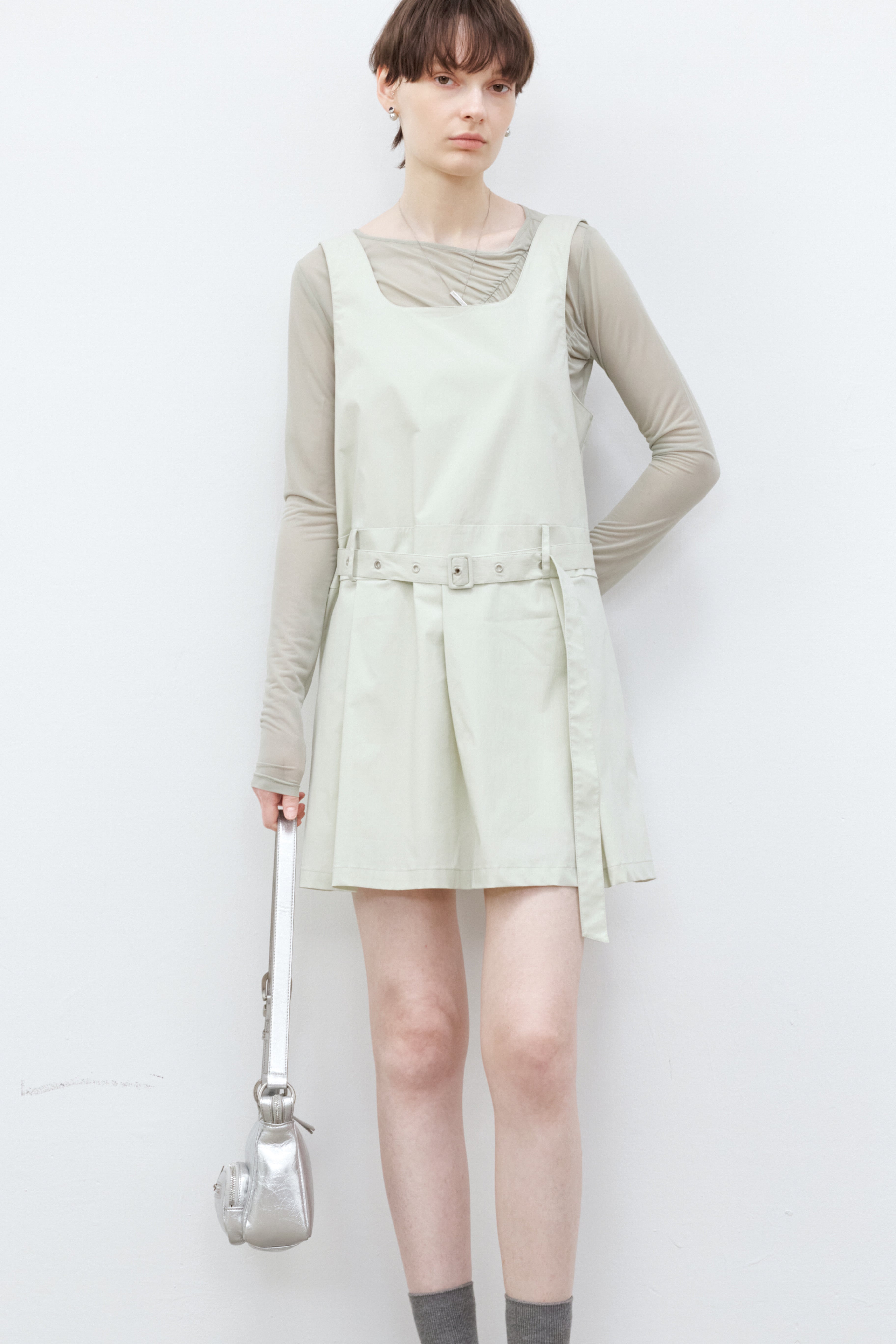 BELT MARK SHORT DRESS / ベルトマークショートワンピース