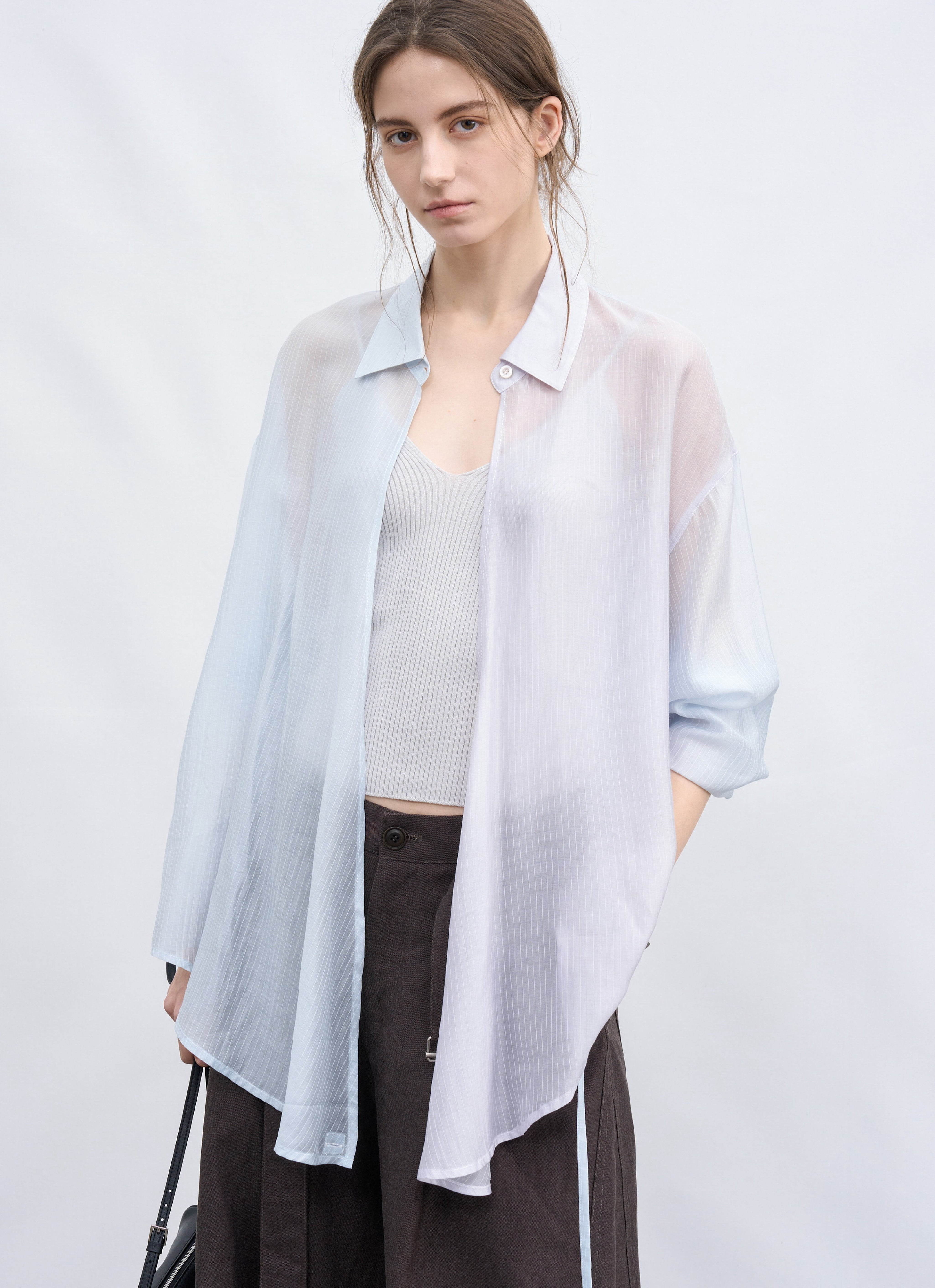 AQUA TONE STRING SHIRT