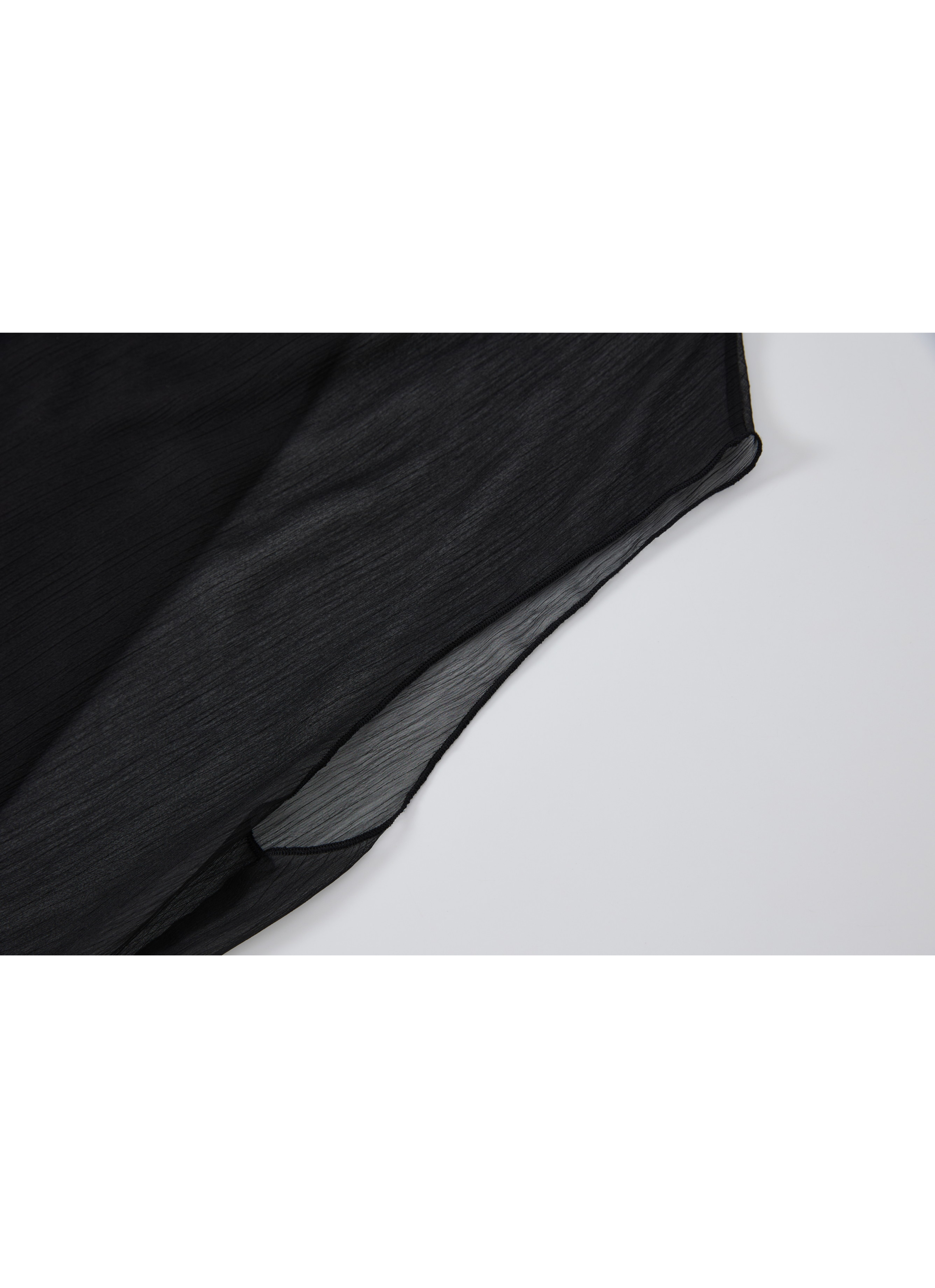 HALF SHEER CACHECOEUR BLOUSE
