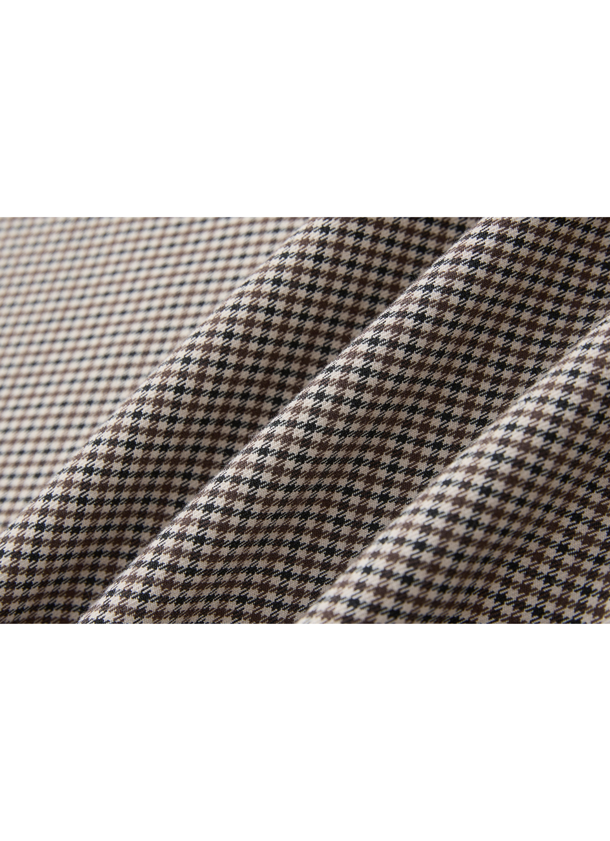 CHECK COCOON WIDE PANTS