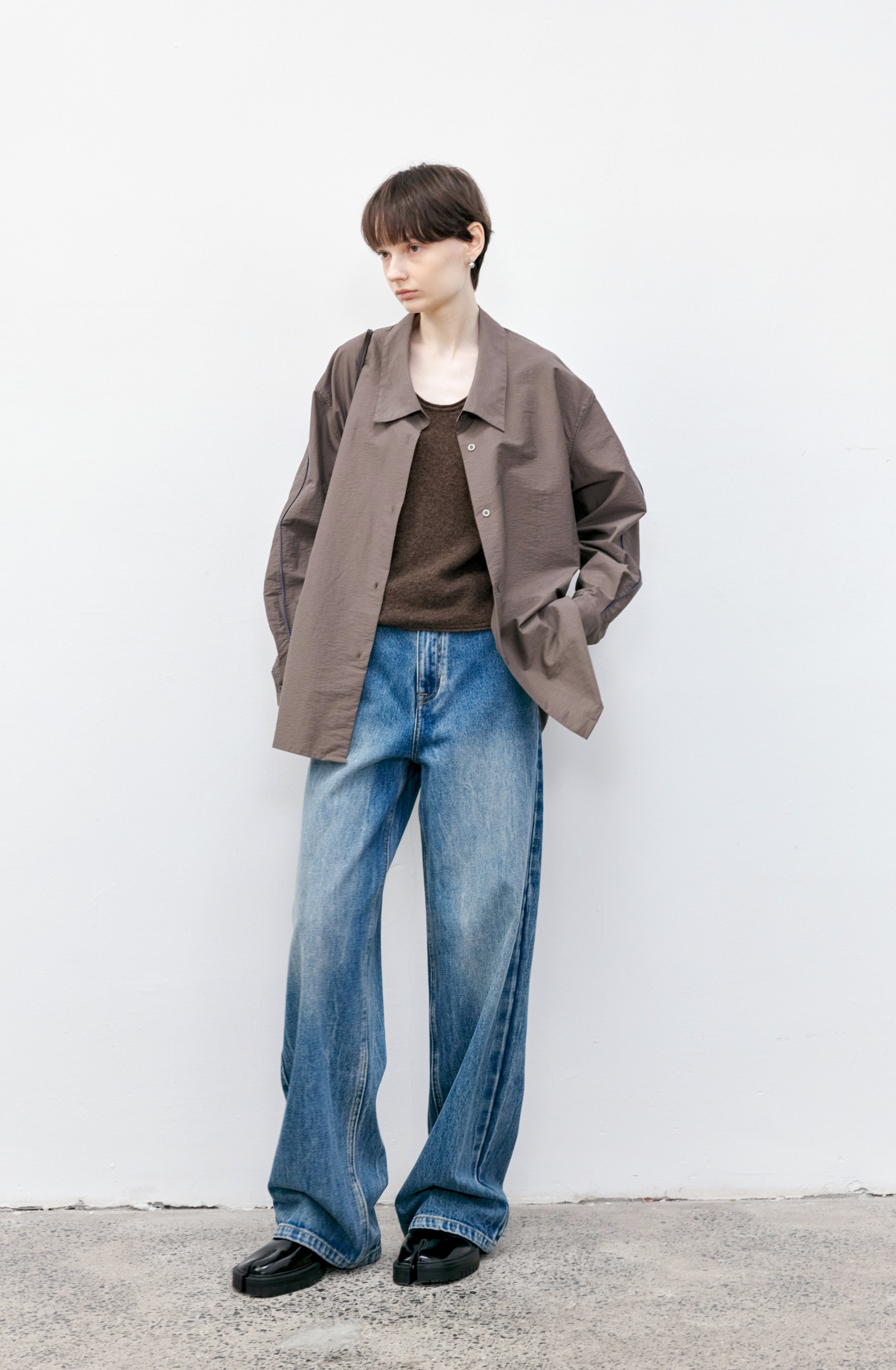 SLEEVE STITCH LOOSE SHIRT / スリーブステッチルーズシャツ