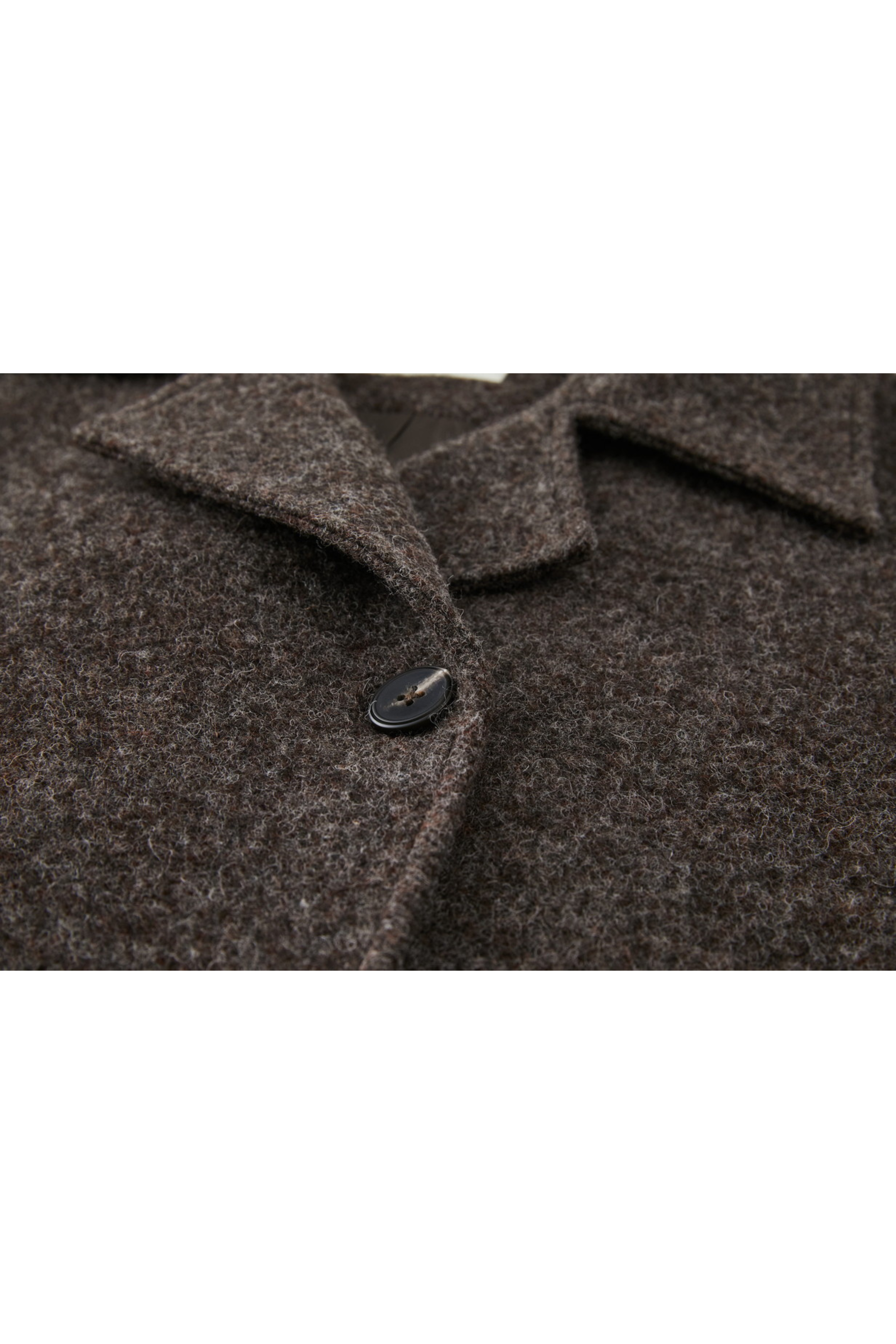 DUSTY LAPEL WOOL COAT