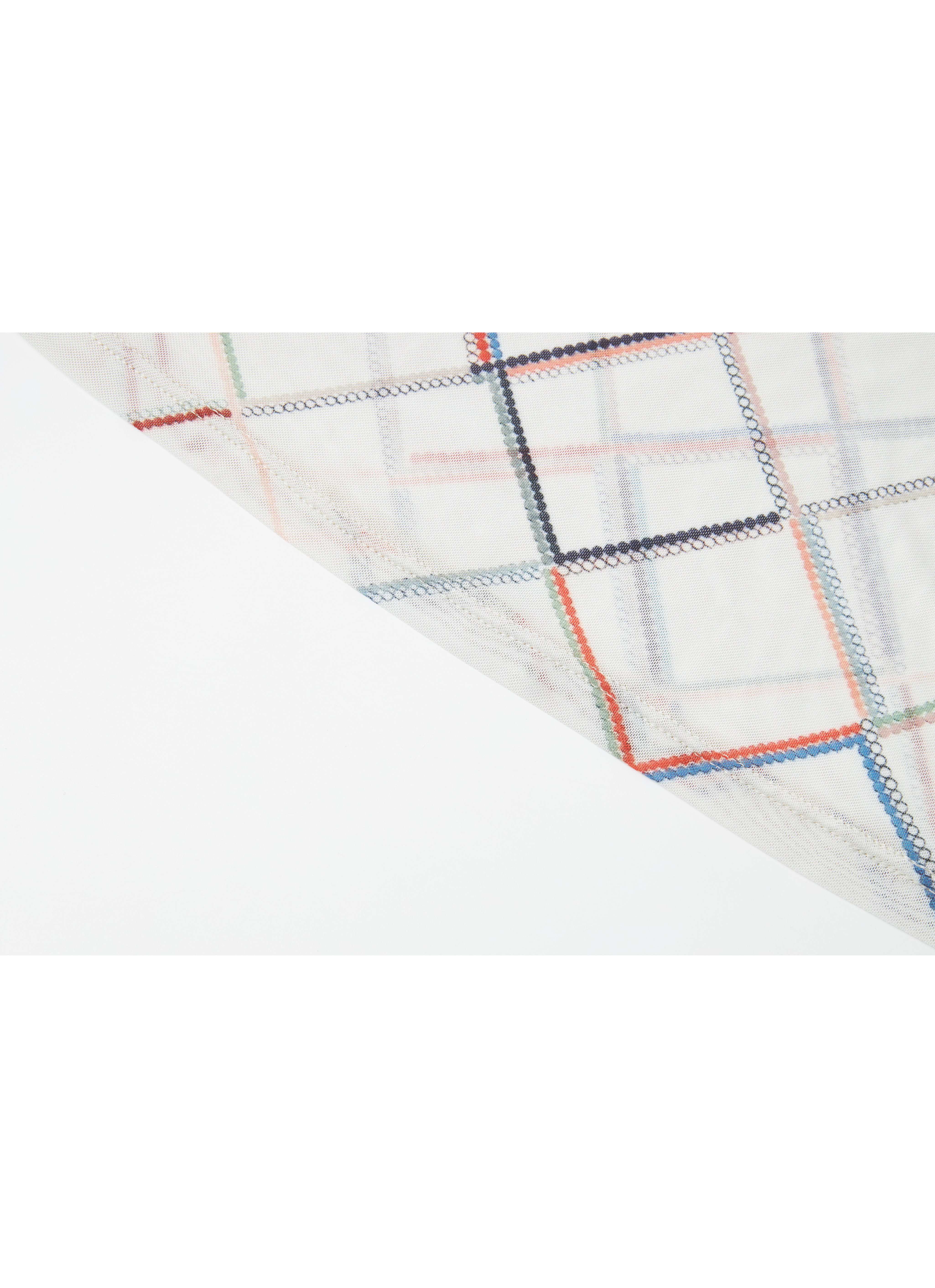 GRID DESIGN SHEER TOP / グリッドデザインシアートップ