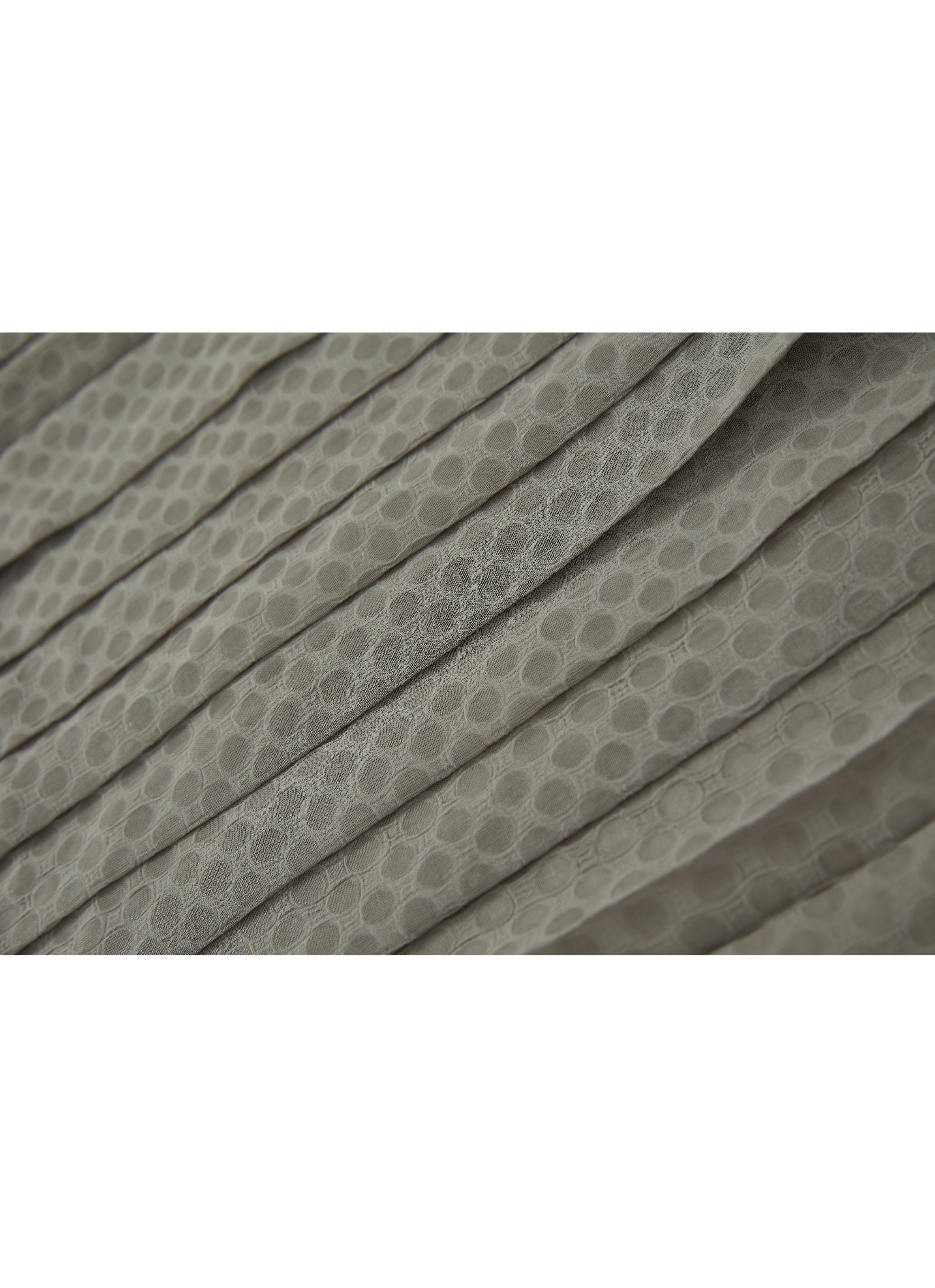 BUBBLE PLEAT DOCKING DRESS