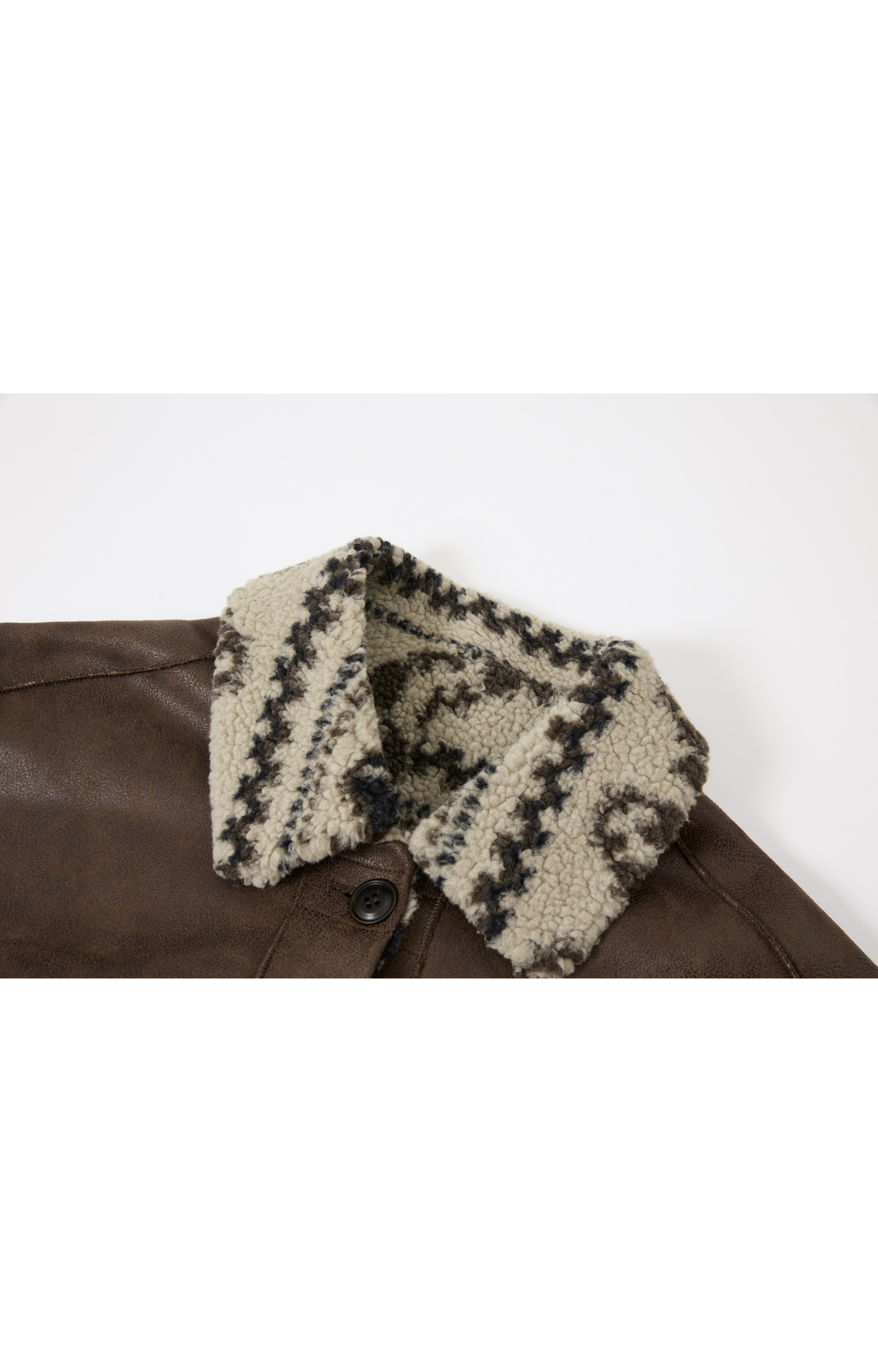 FAIR ISLE LEATHER JACKET＆GLOVE / フェアアイルレザージャケット＆手袋
