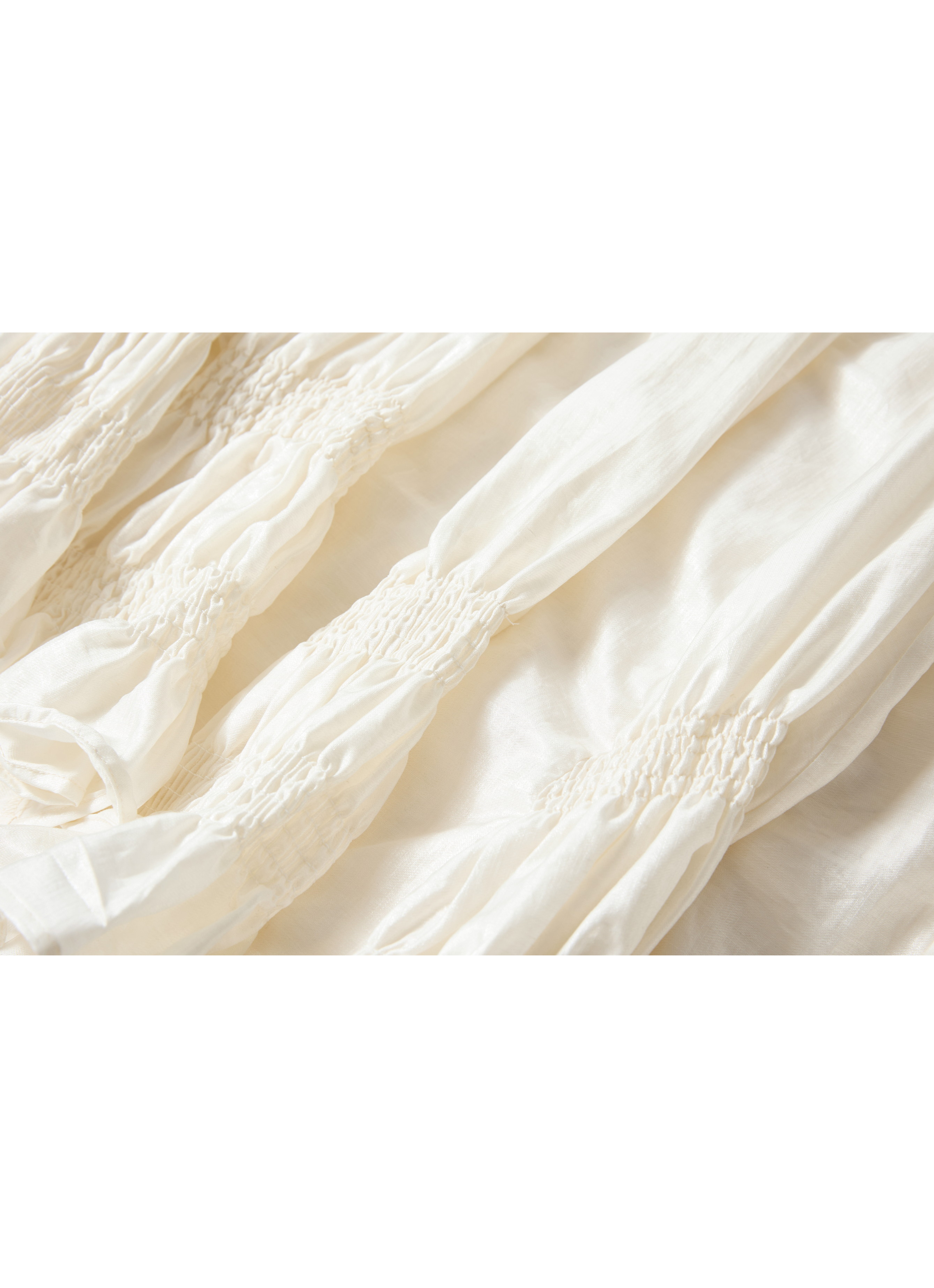 GATHER RUFFLE DESIGN SKIRT