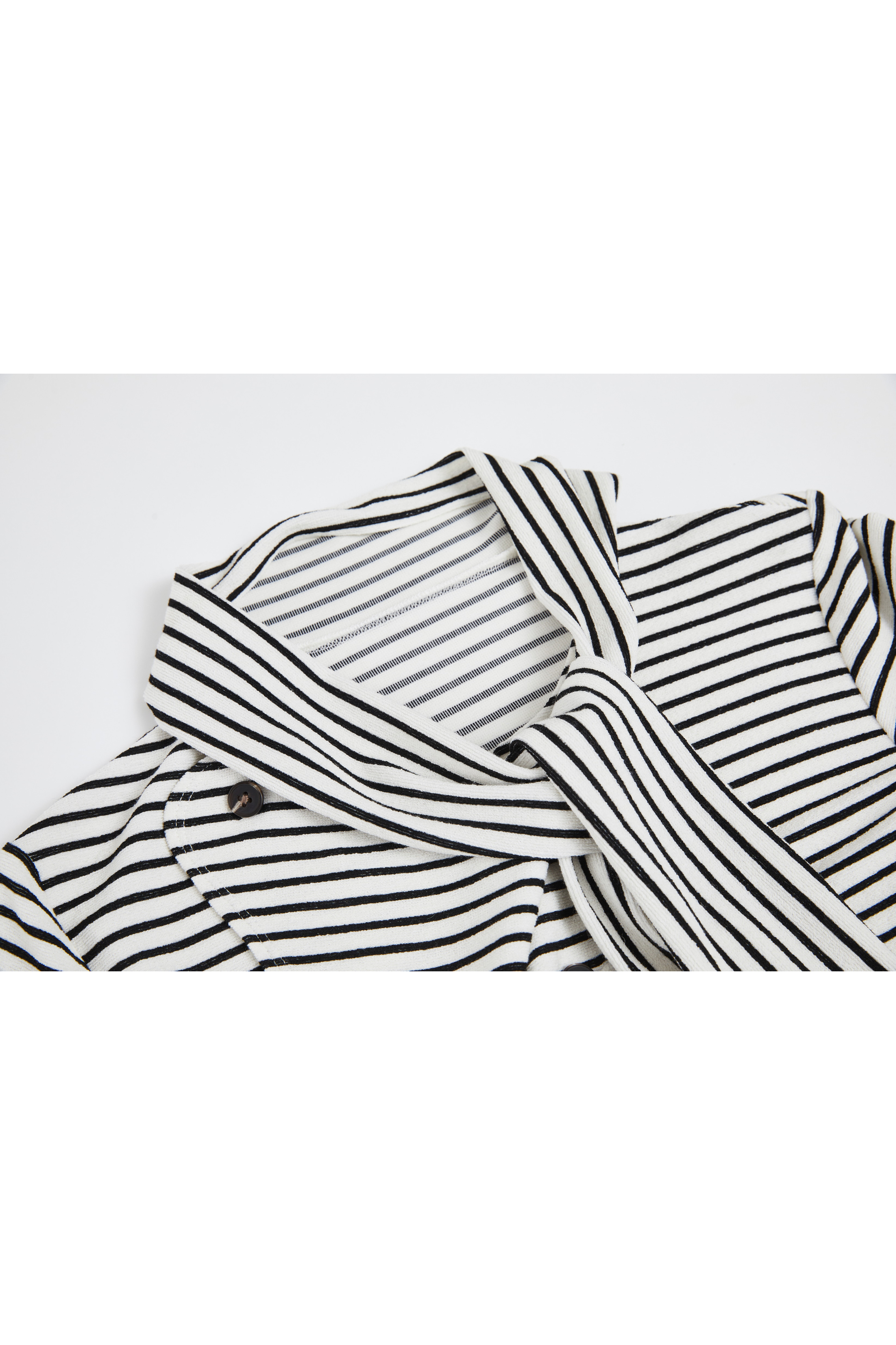 FLARE CROSS STRIPED SHIRT