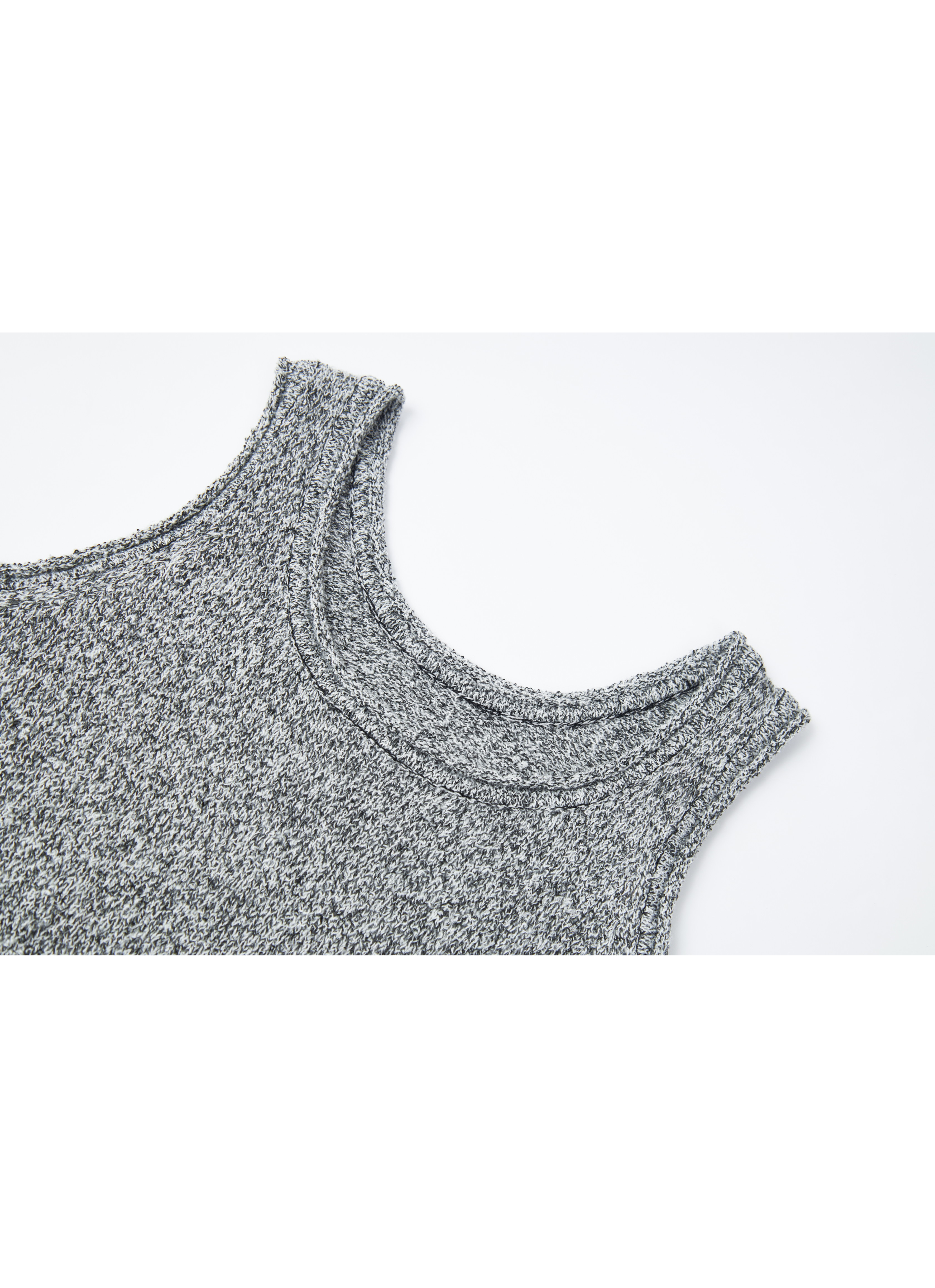 ROLL HEM KNIT VEST / 롤헴 니트 베스트