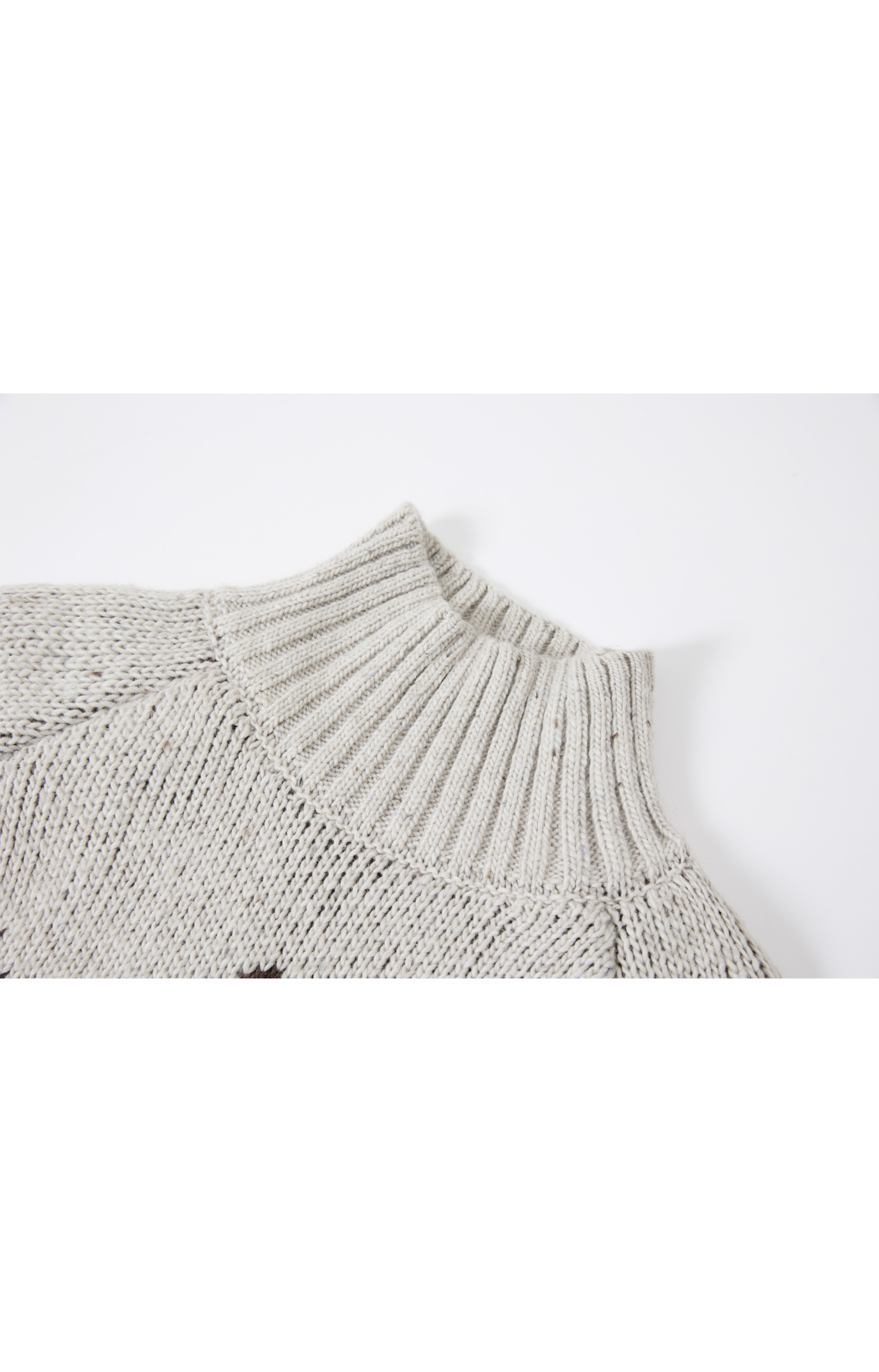 HIGH NECK MAILLARD SWEATER / ハイネックメイラードセーター
