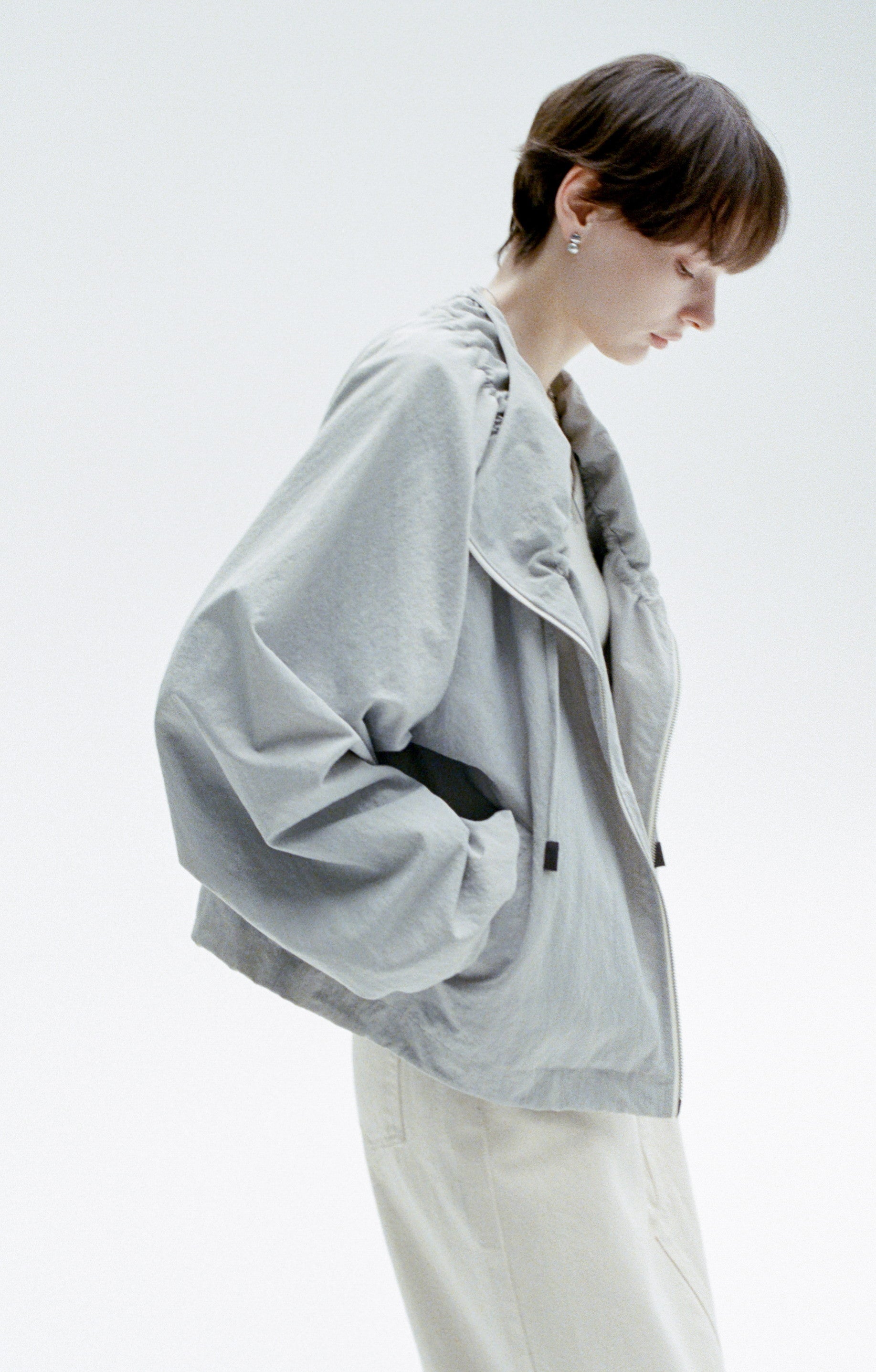 POUCH STRING SHORT BLOUSON