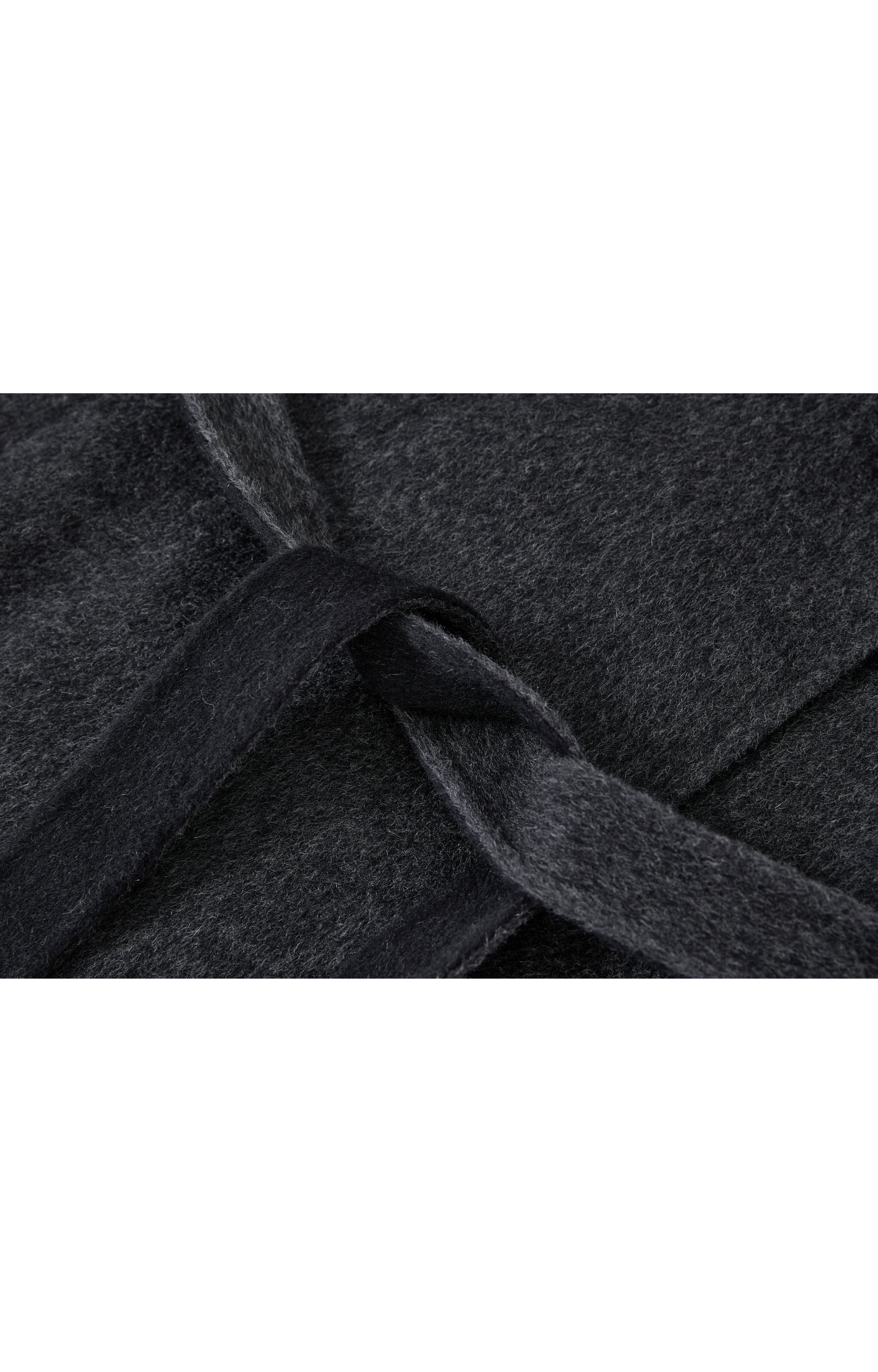 WRAP LAPEL WOOL COAT / ラップラペルウールコート