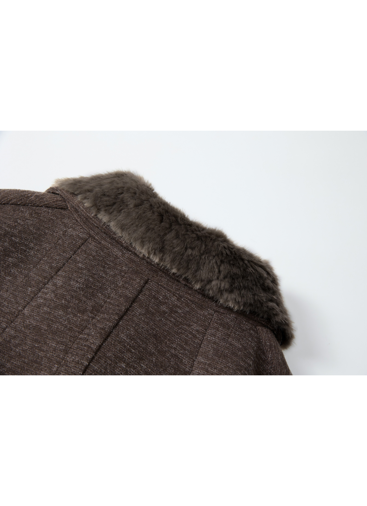 BATWING SLEEVE FUR COAT