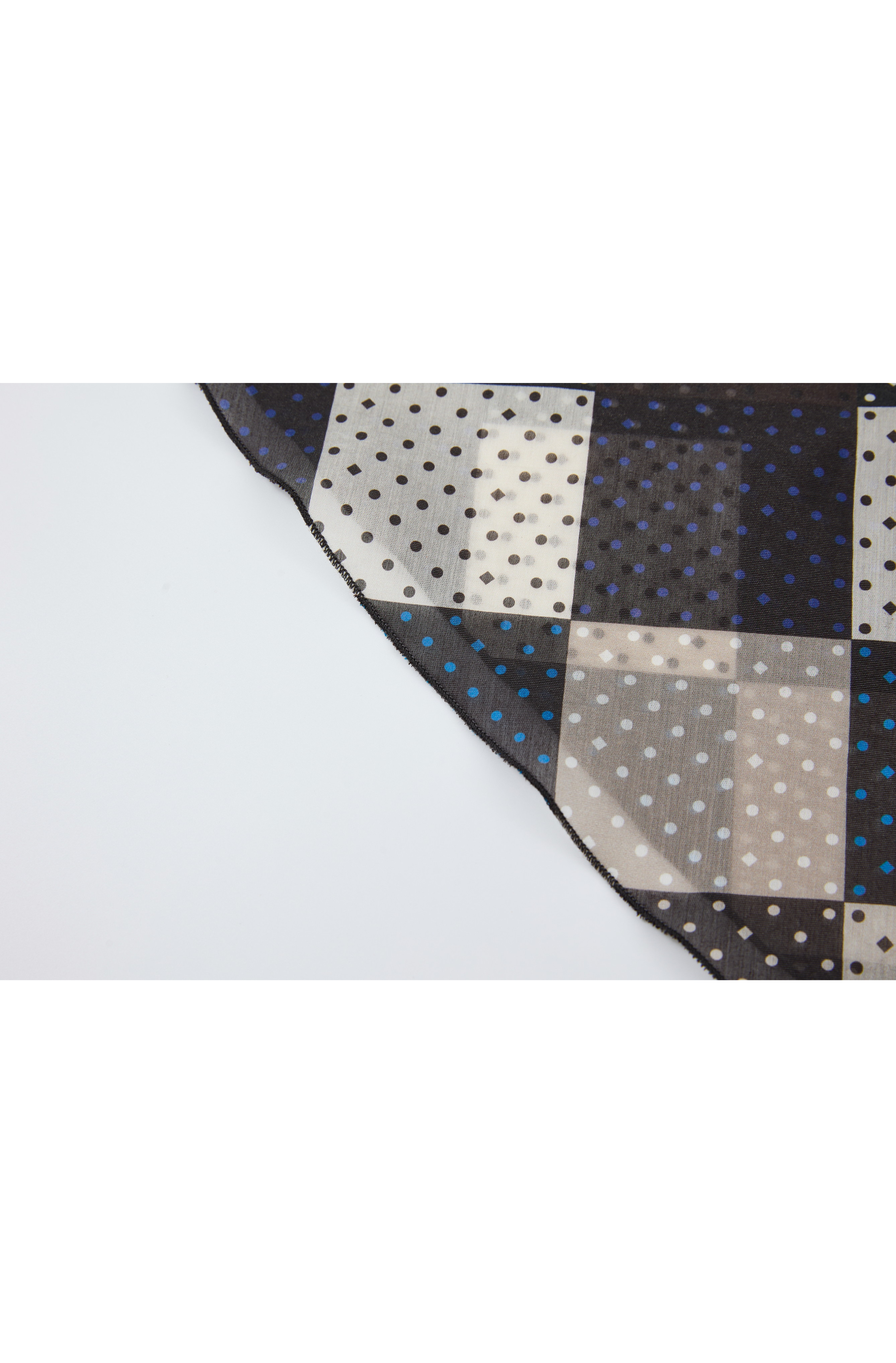AIRY DOT CHECK TOP