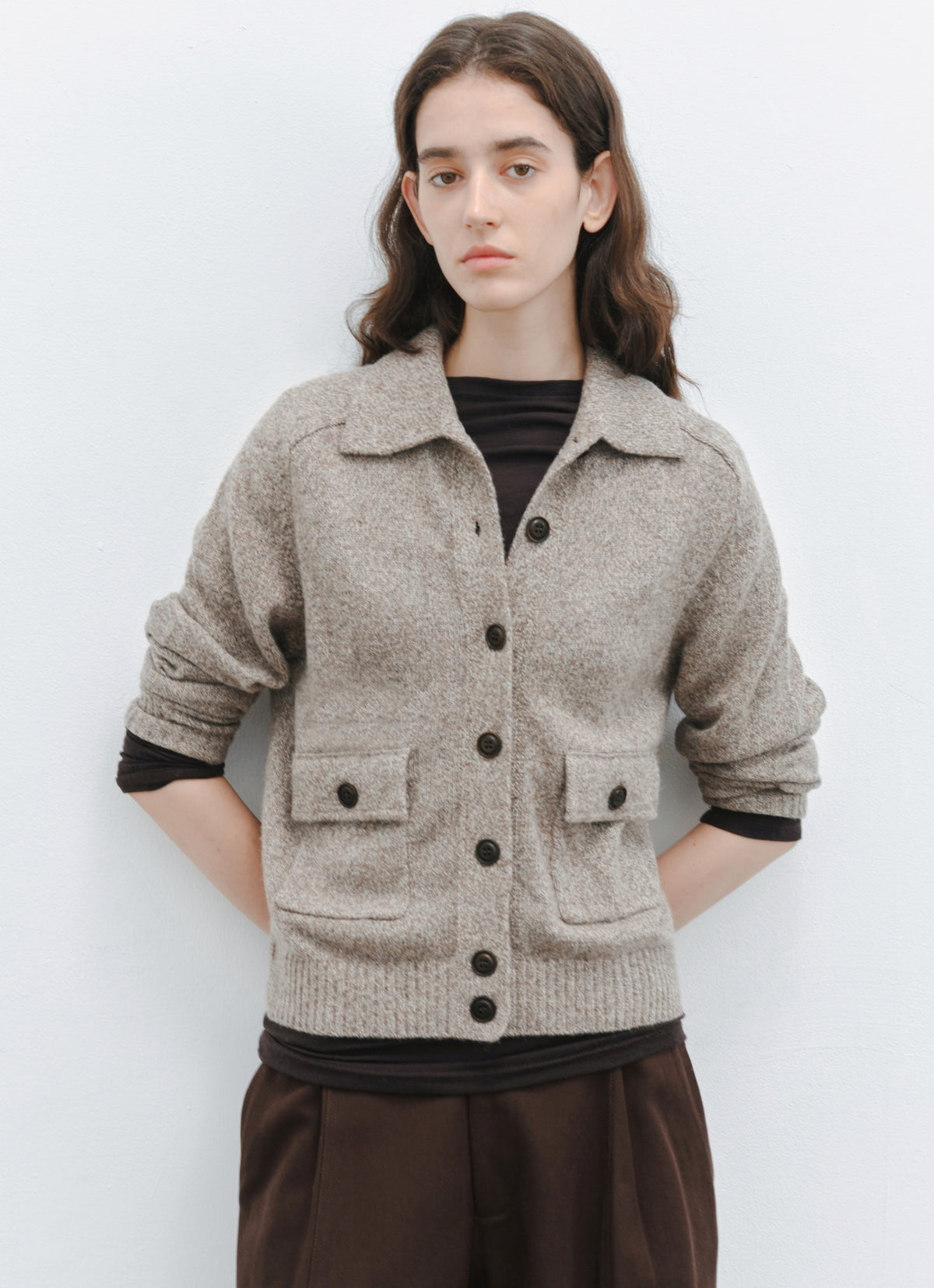 WARM TONE KNIT CARDIGAN