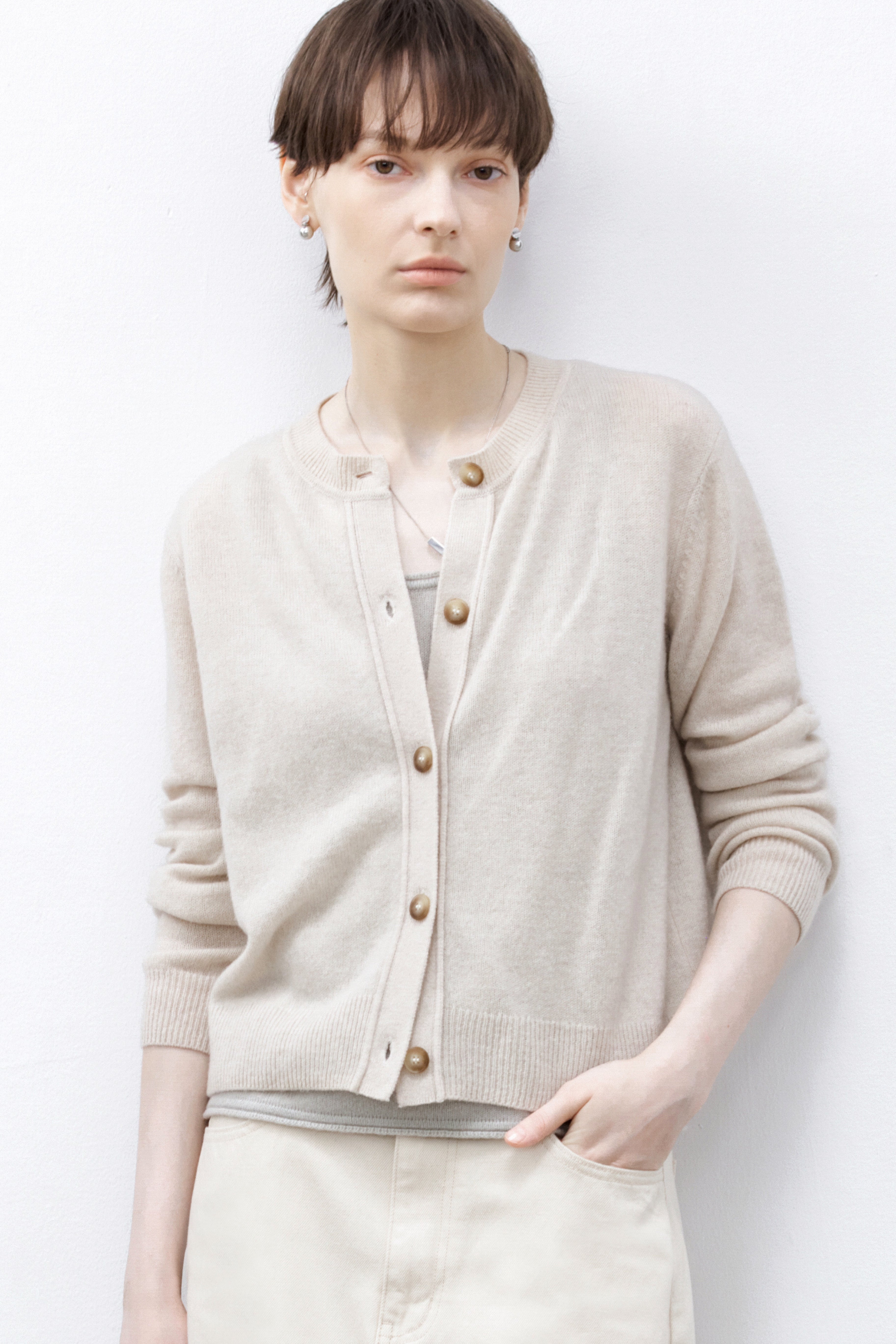 BASIC SOFT WOOL CARDIGAN