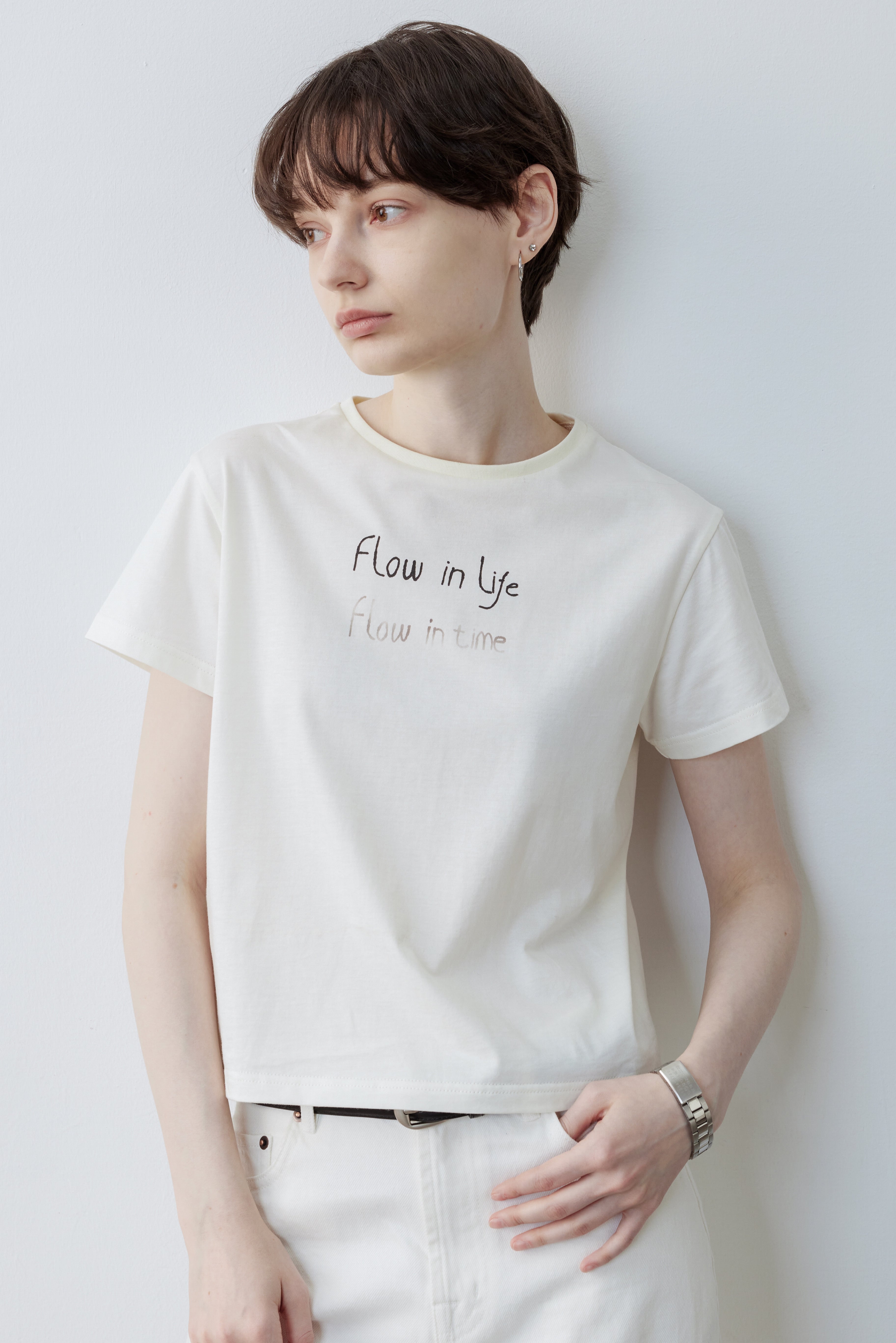 FLOW LOGO COMPACT T-SHIRT / フローロゴコンパクトTシャツ