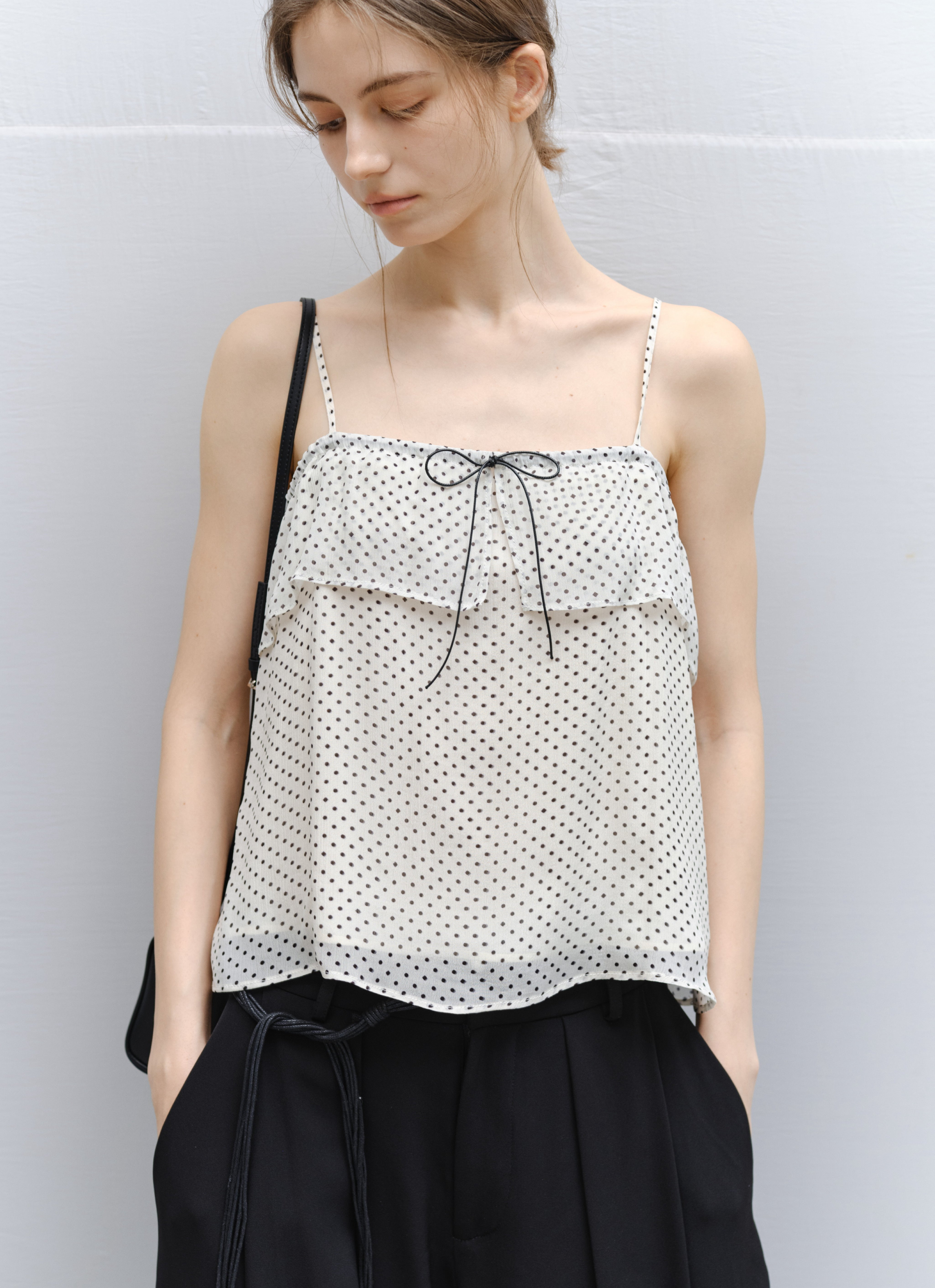 POLKA DOT AIRY CAMISOLE / ポルカドットエアリーキャミソール