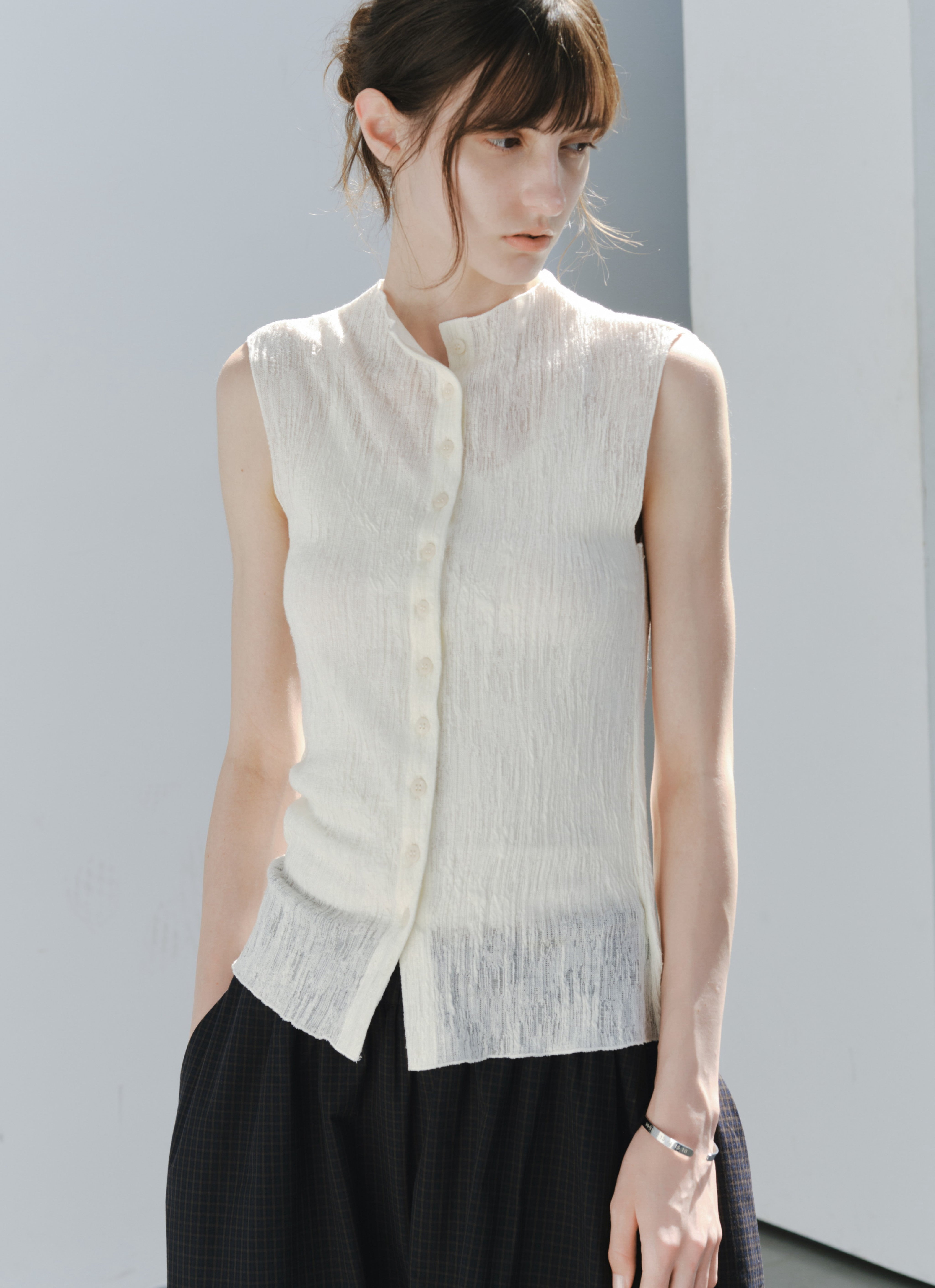 WOOD GRAIN FIT TOP / ウッドグレインフィットトップ
