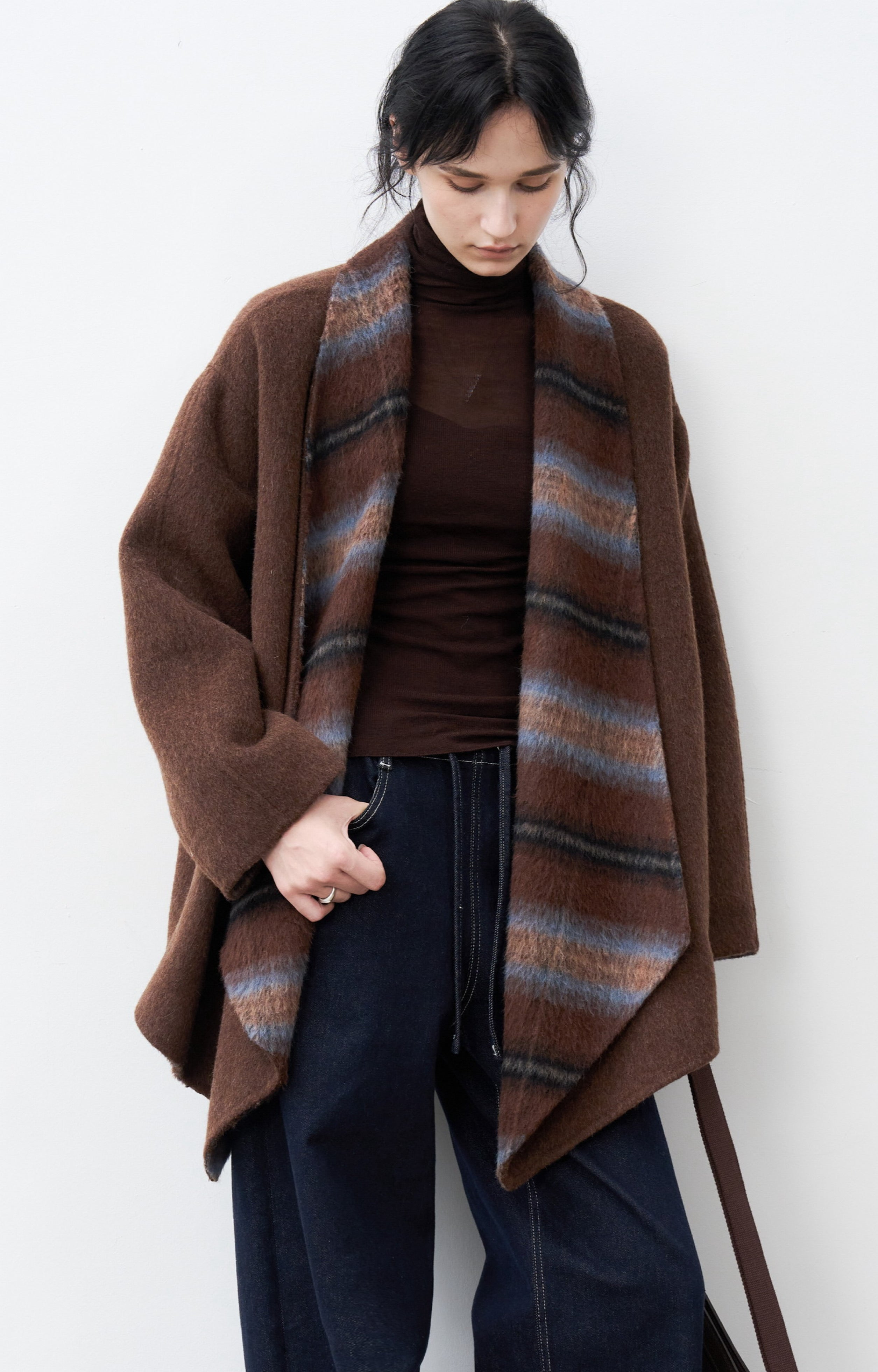 REVERSIBLE COLOR FLARE COAT / 리버시블 컬러 플레어 코트