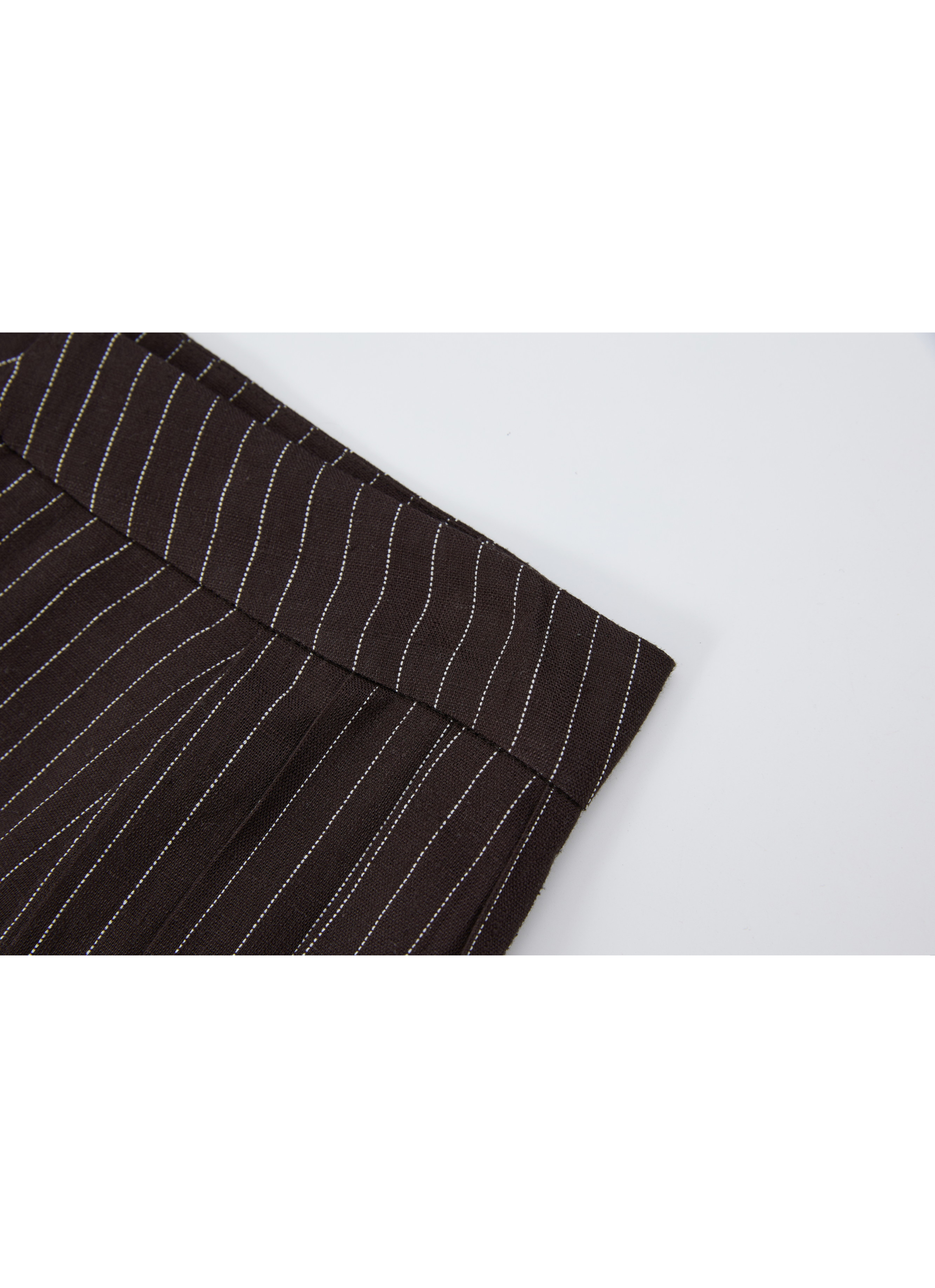 SIDE PLEAT STRIPE PANTS