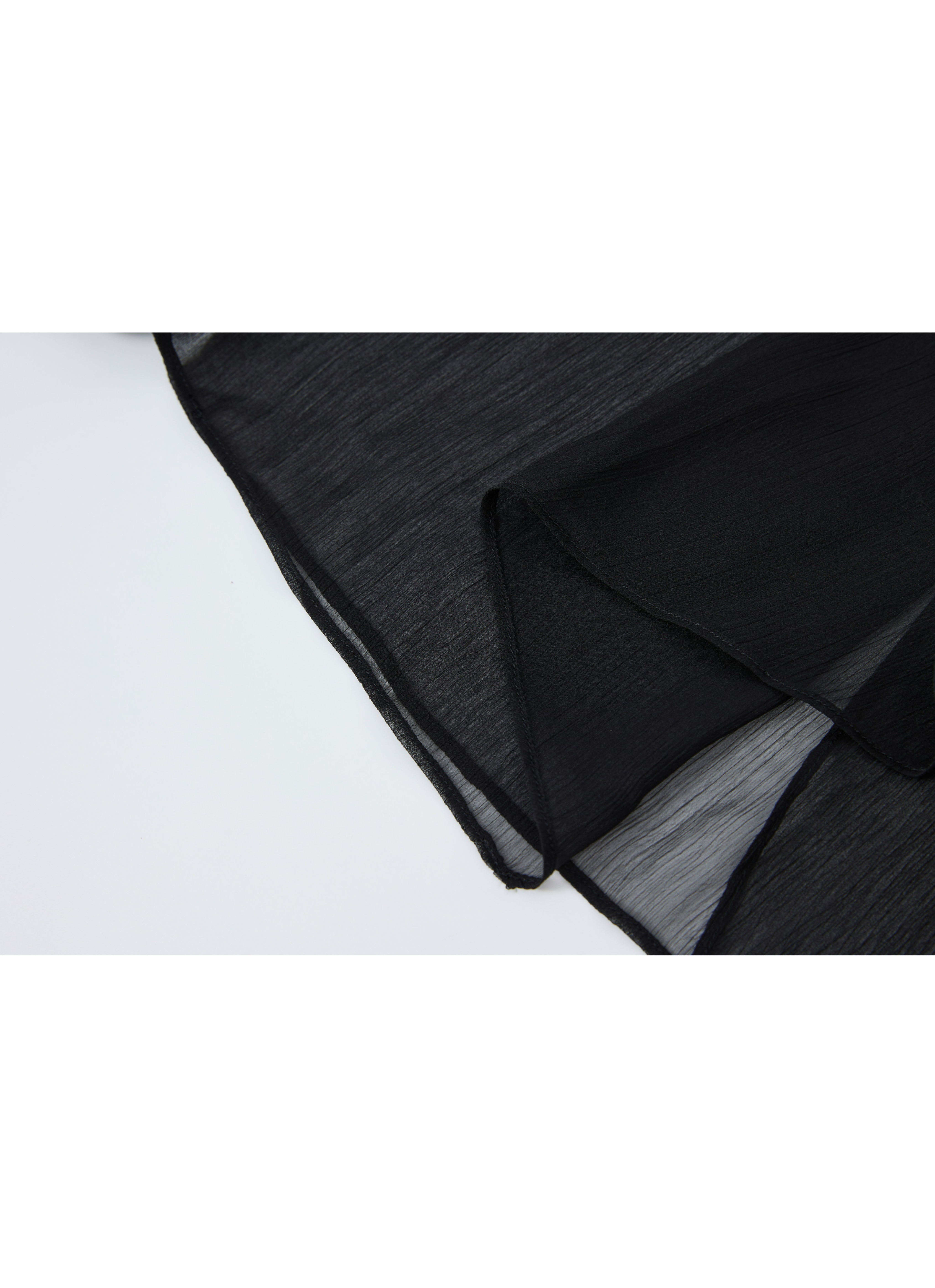 SHEER TULLE PLEAT SKIRT