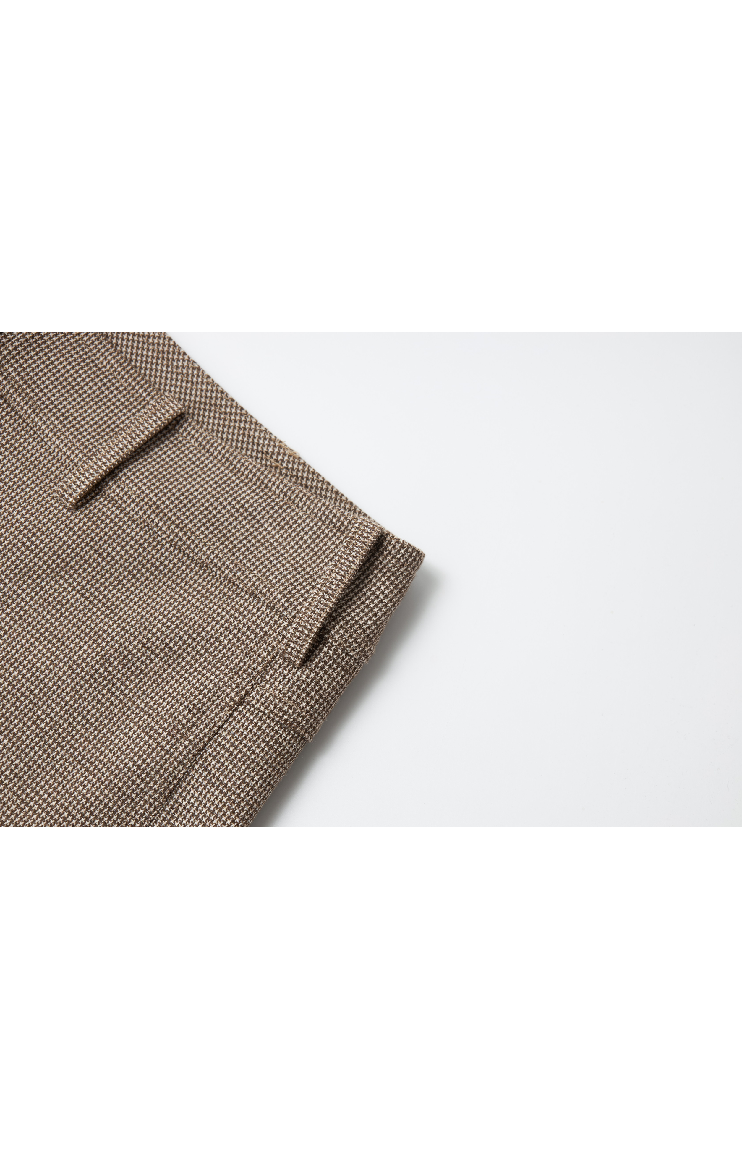 HOUNDSTOOTH FLARE PANTS / Houndstooth pattern flare pants