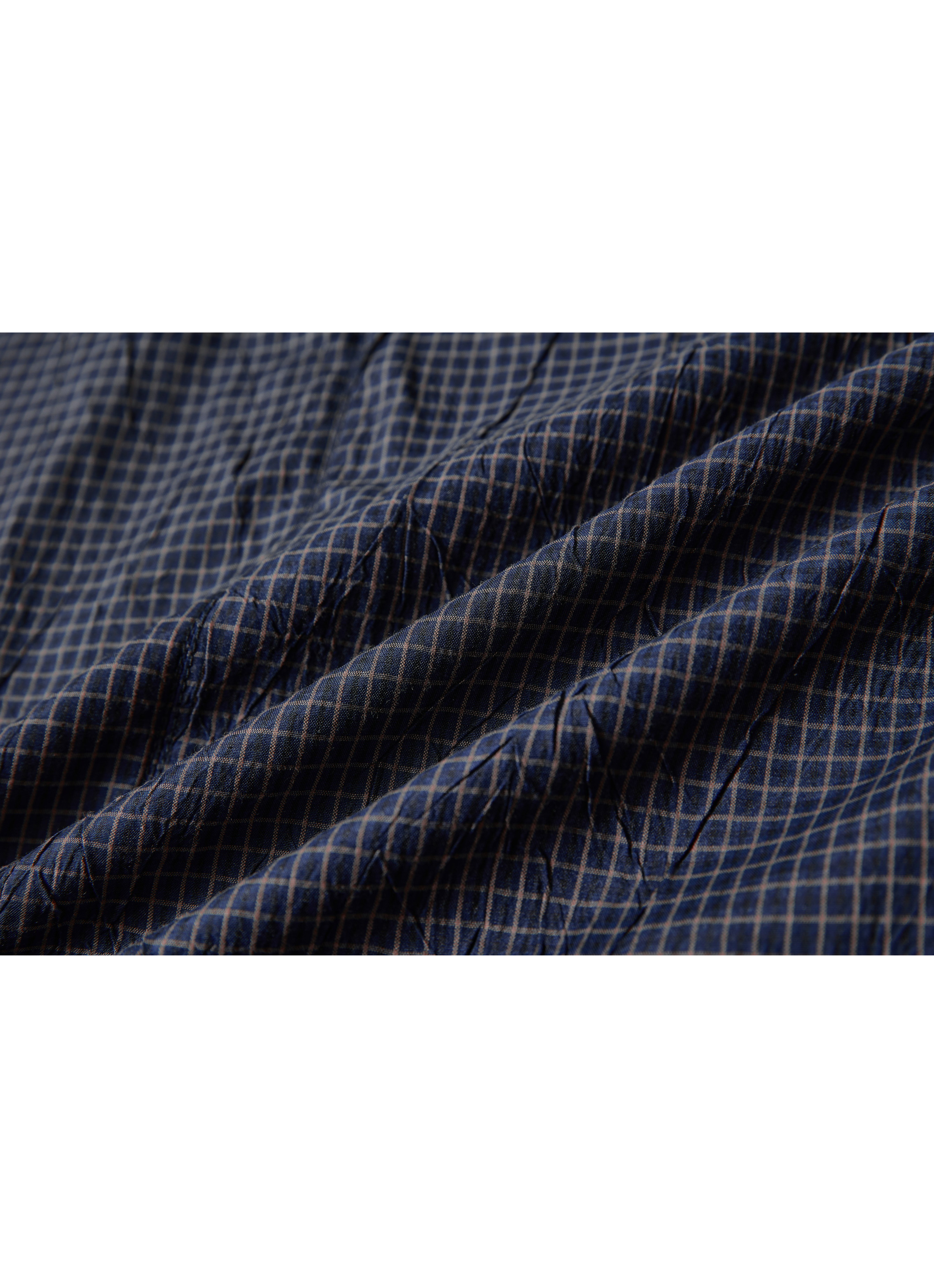 GRID CHECK SCARF SHIRT