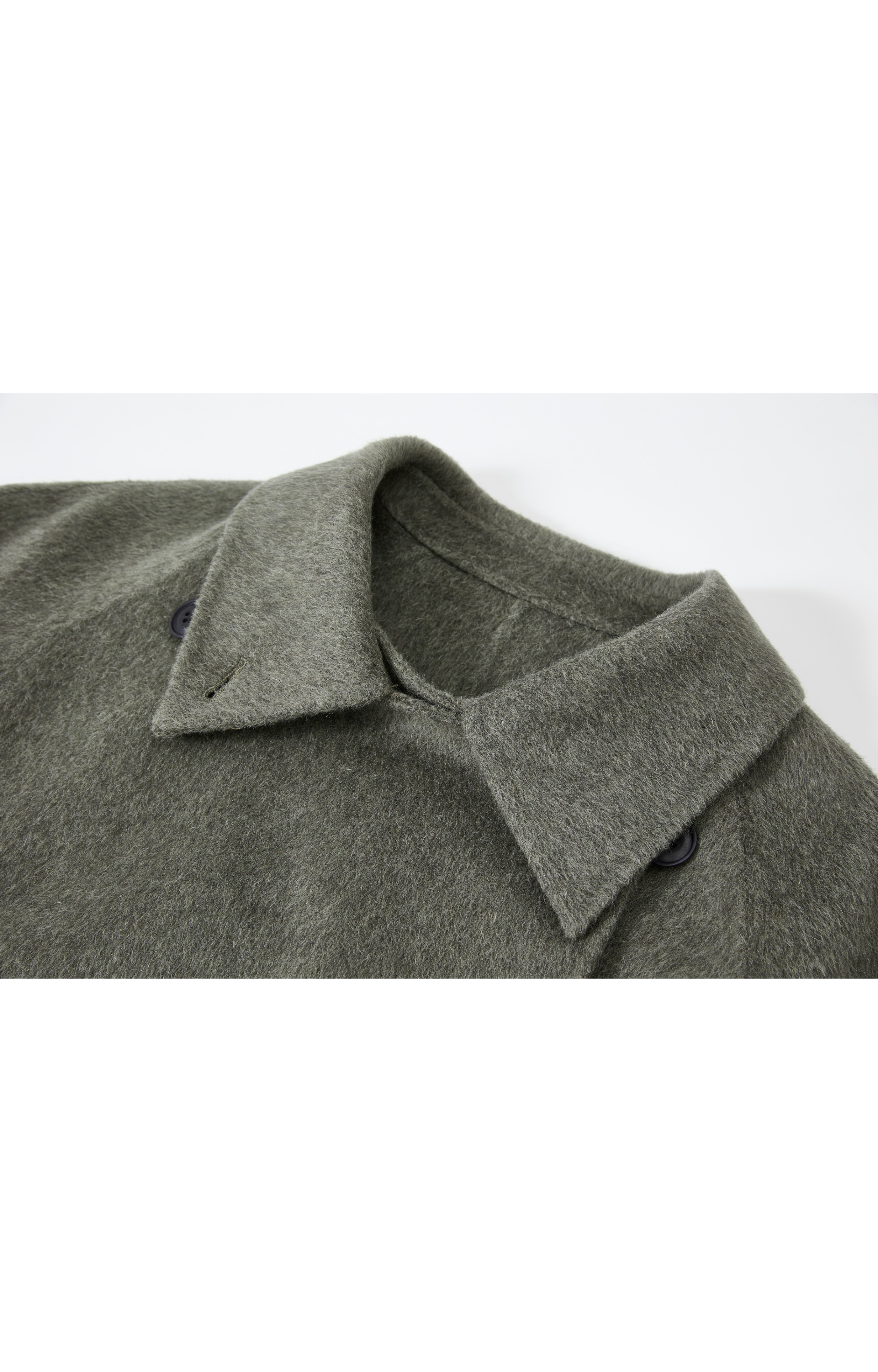 DEEP GREEN WOOL COAT / ディープグリーンウールコート