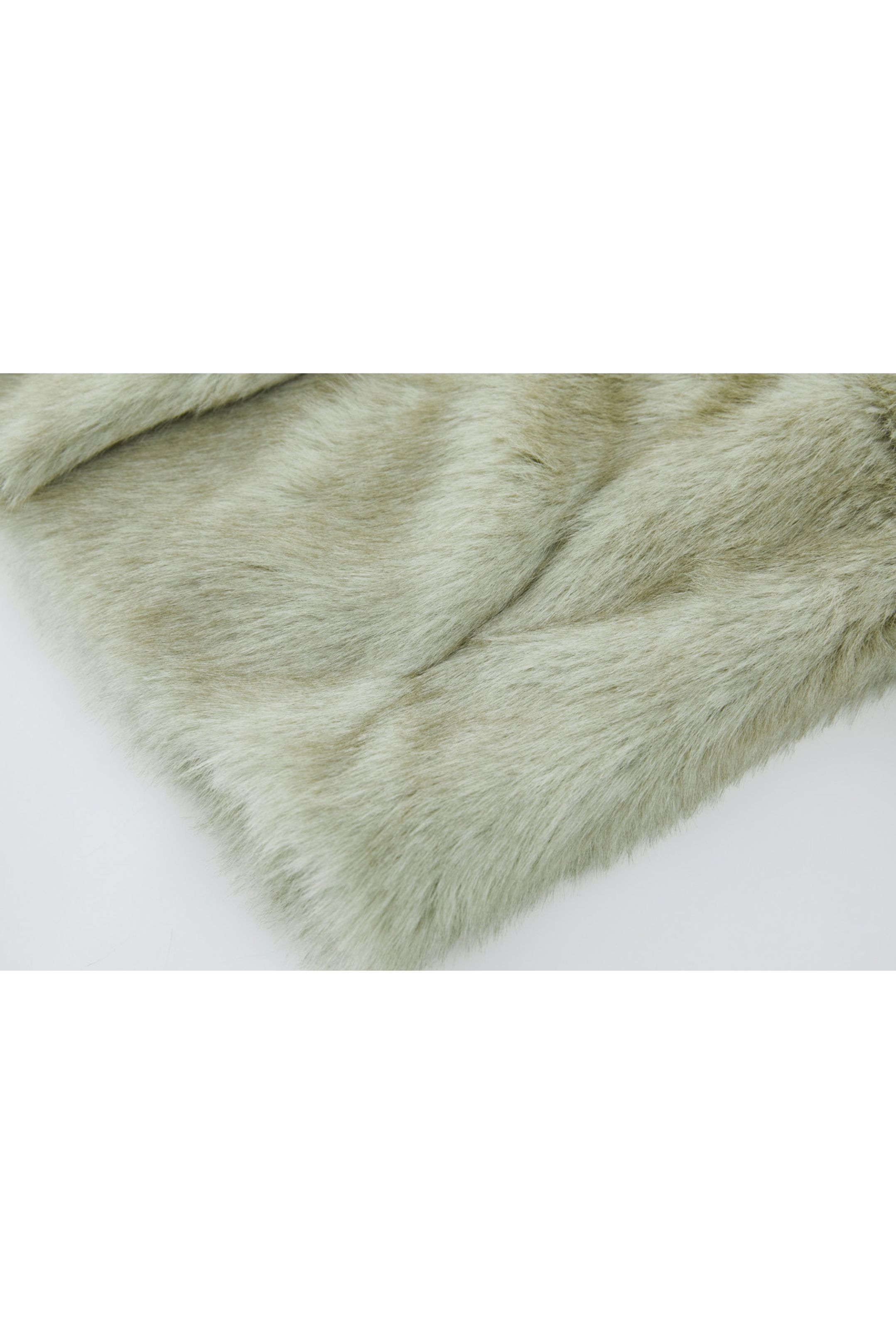 GREEN FUR SOFT COAT