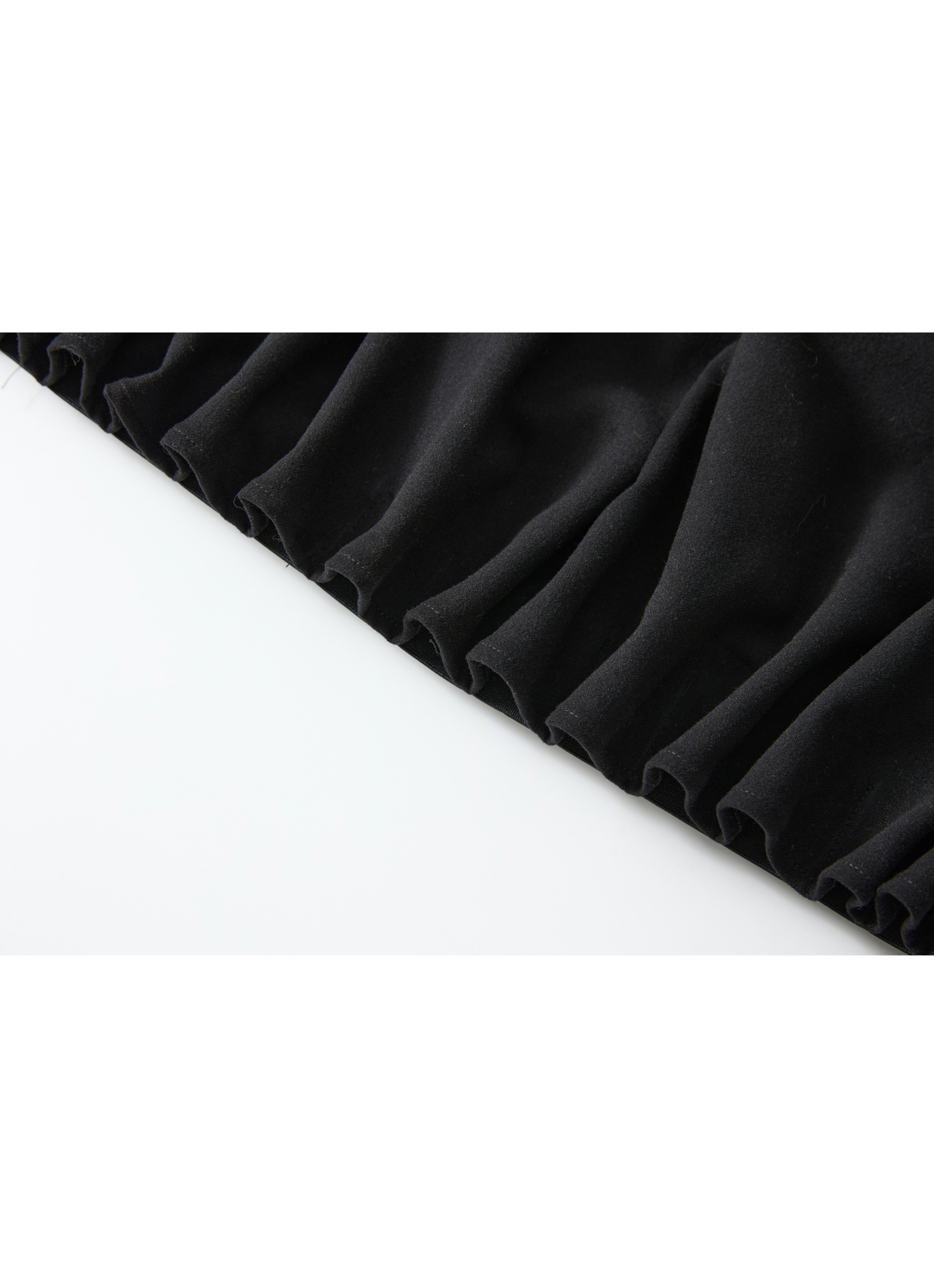 GATHER HEM DRAPE SKIRT