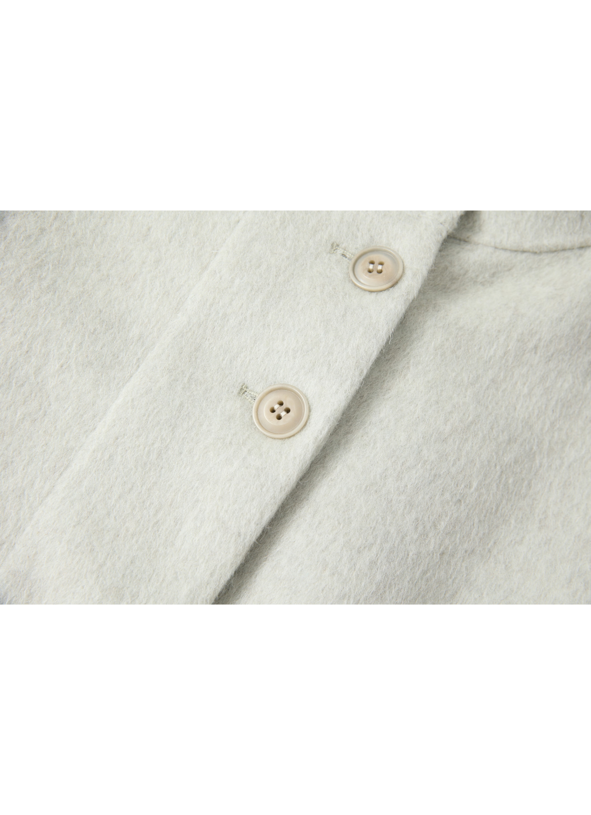 FEATHER WOOL100% MIDI COAT