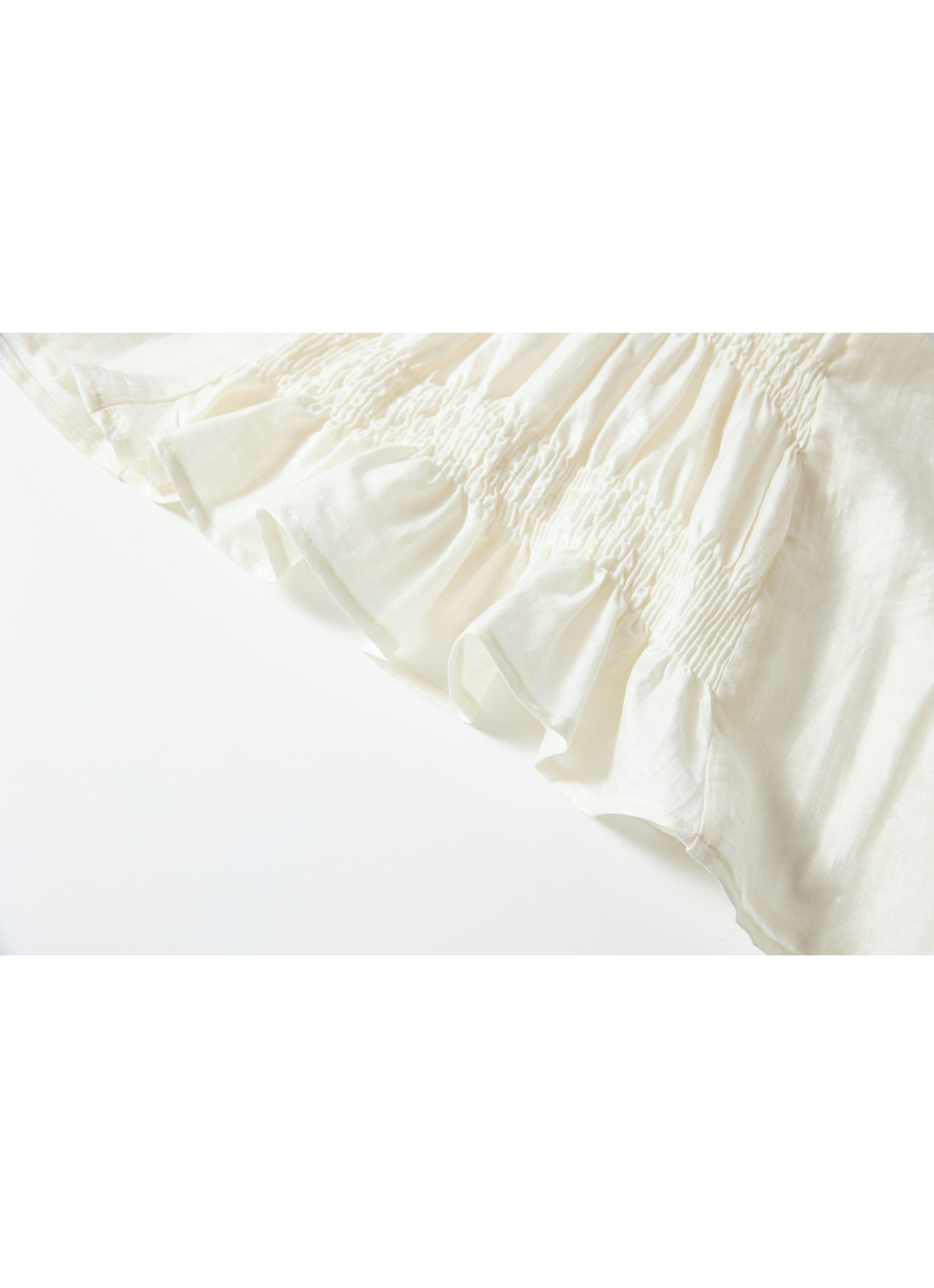 GATHER RUFFLE DESIGN SKIRT