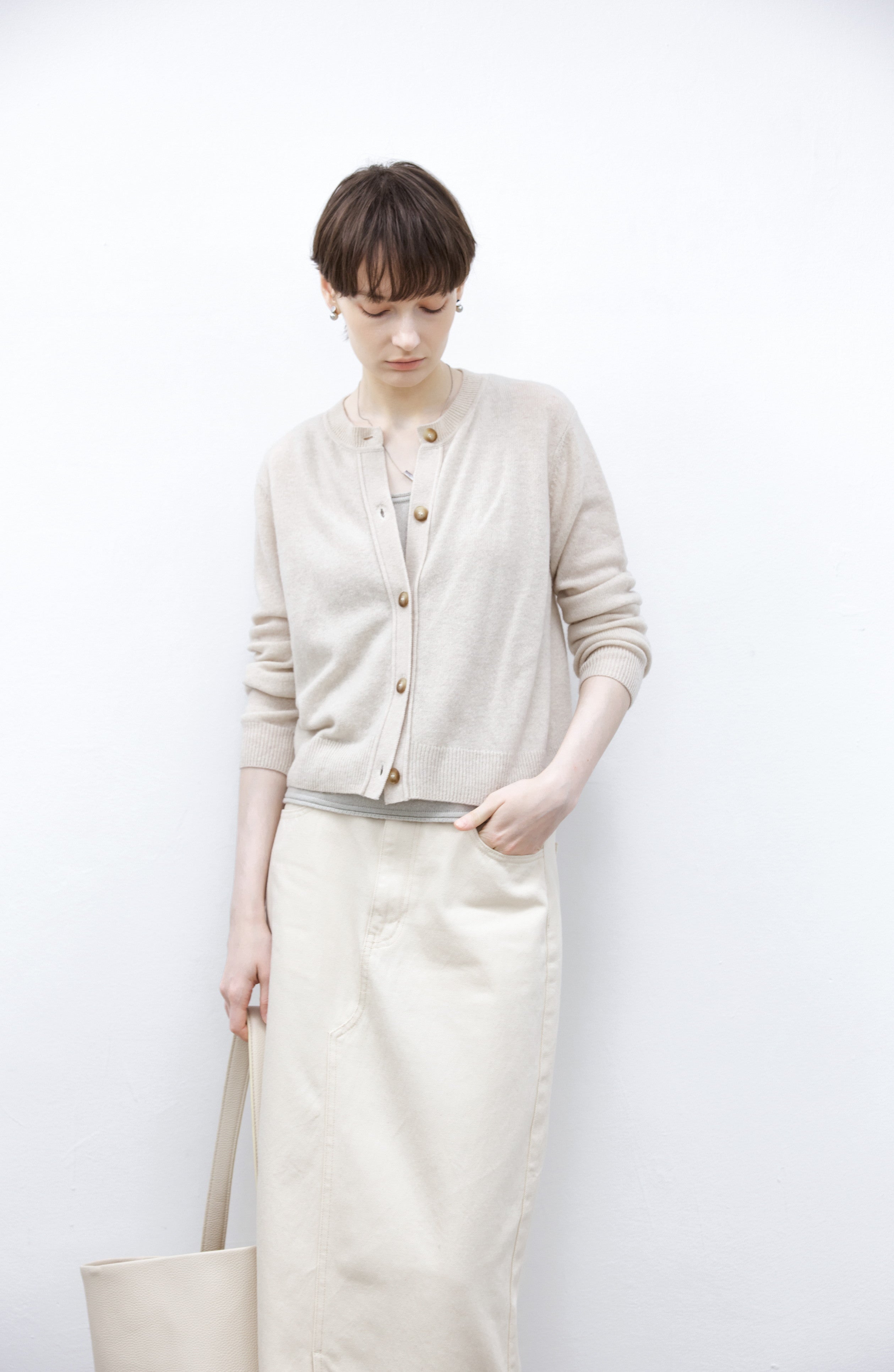 BASIC SOFT WOOL CARDIGAN / ベーシックソフトウールカーディガン