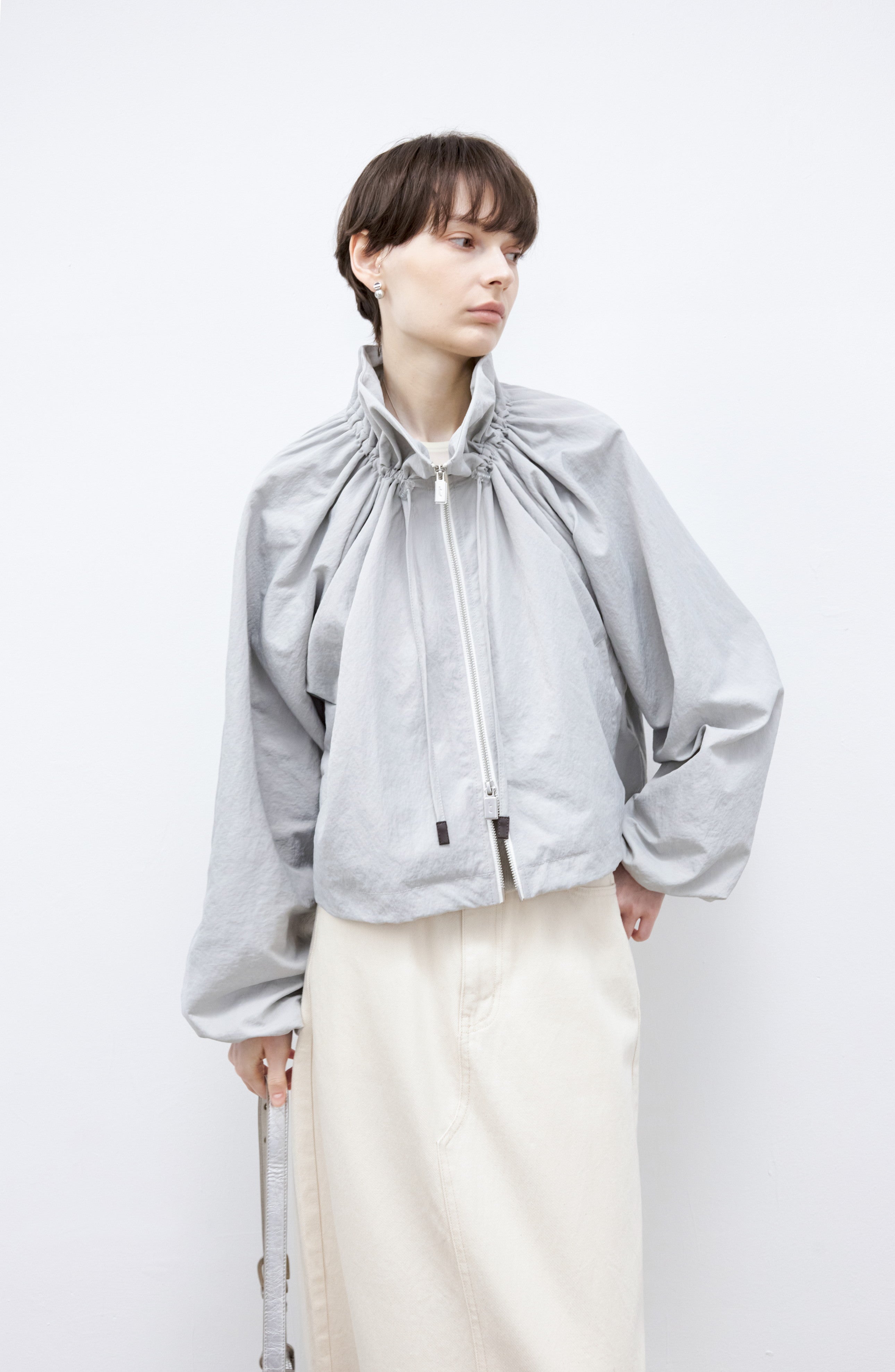 POUCH STRING SHORT BLOUSON