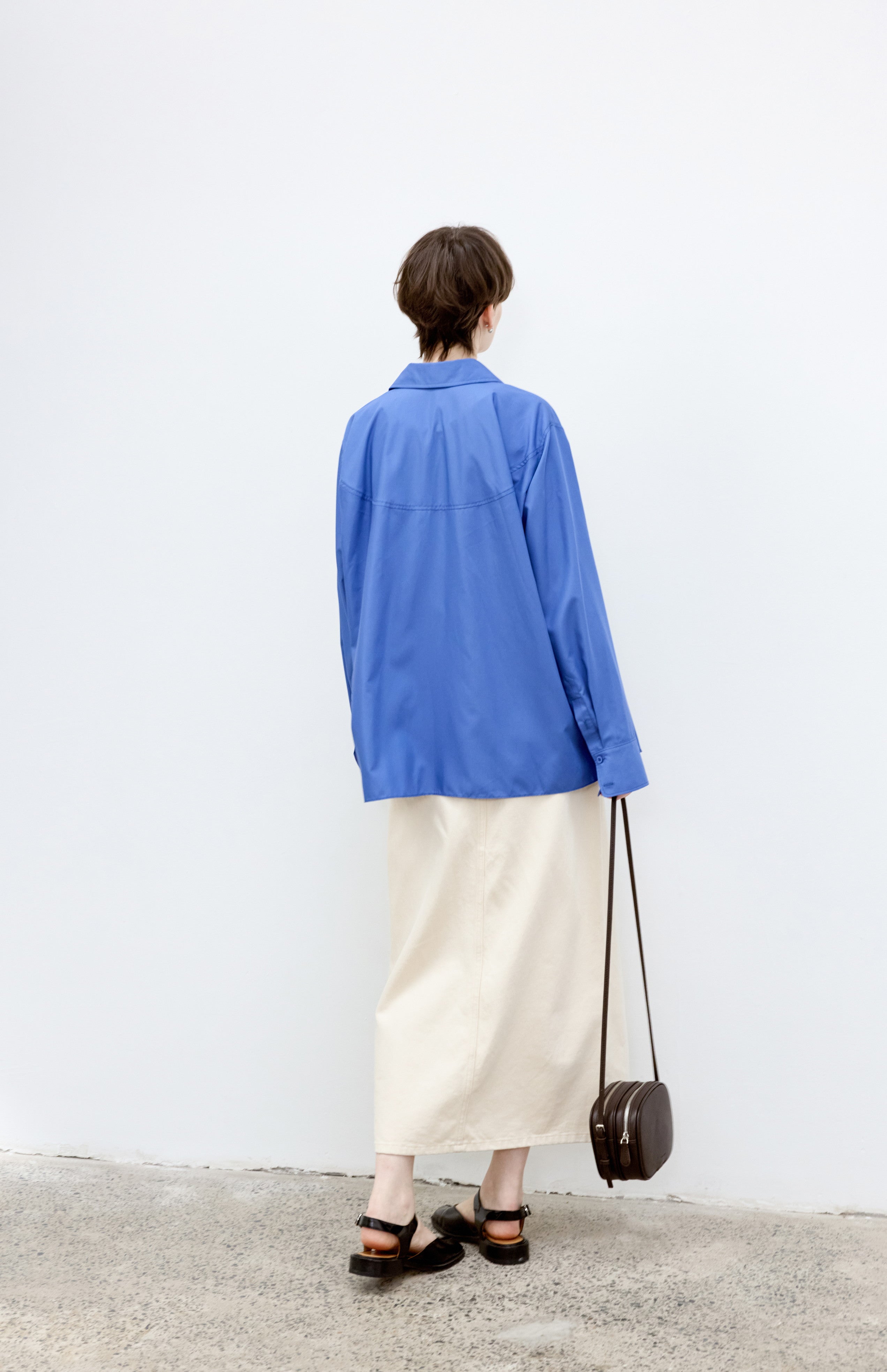 2WAY SILHOUETTE COLOR SHIRT / 2WAYシルエットカラーシャツ