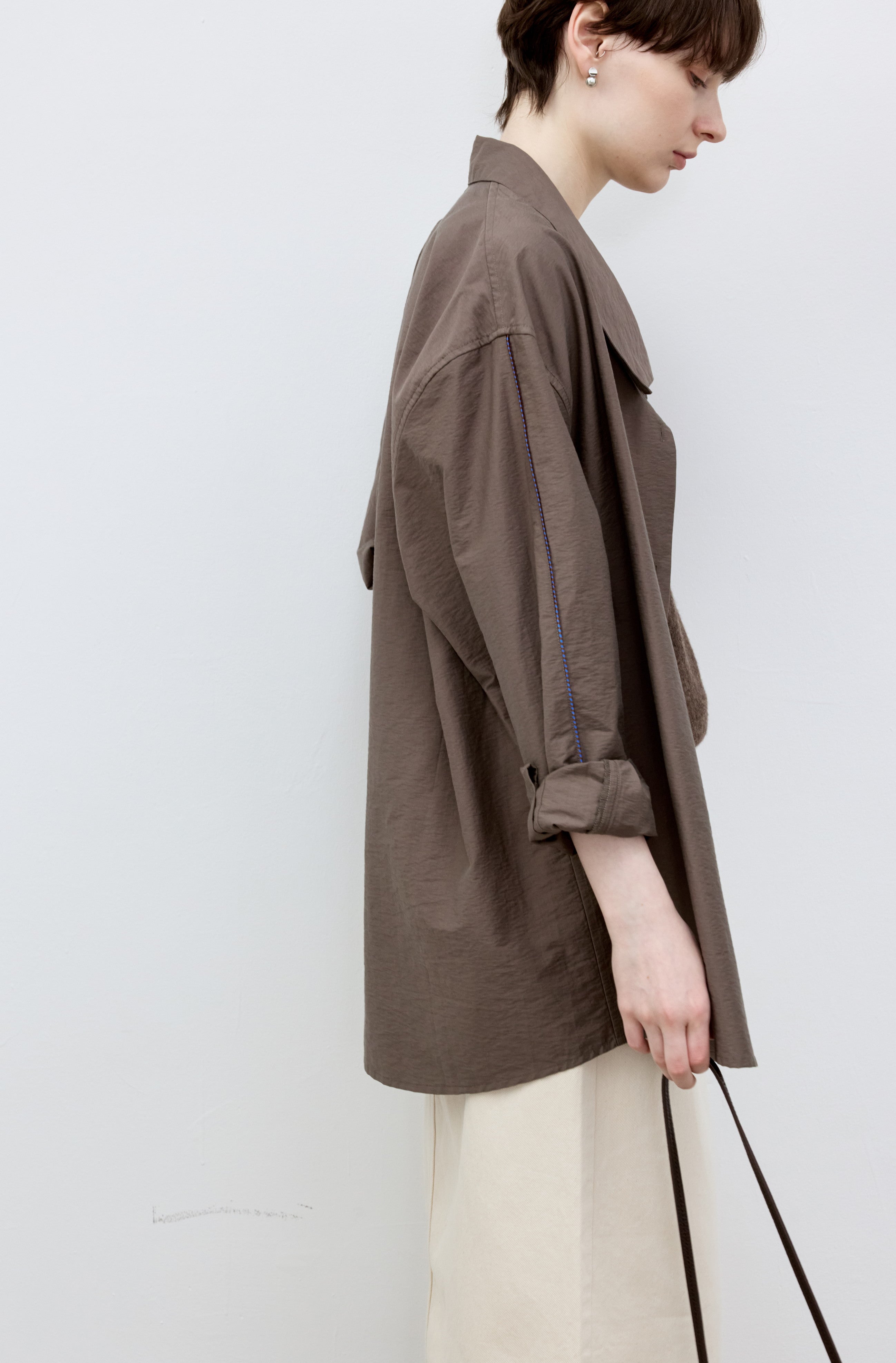 SLEEVE STITCH LOOSE SHIRT / スリーブステッチルーズシャツ