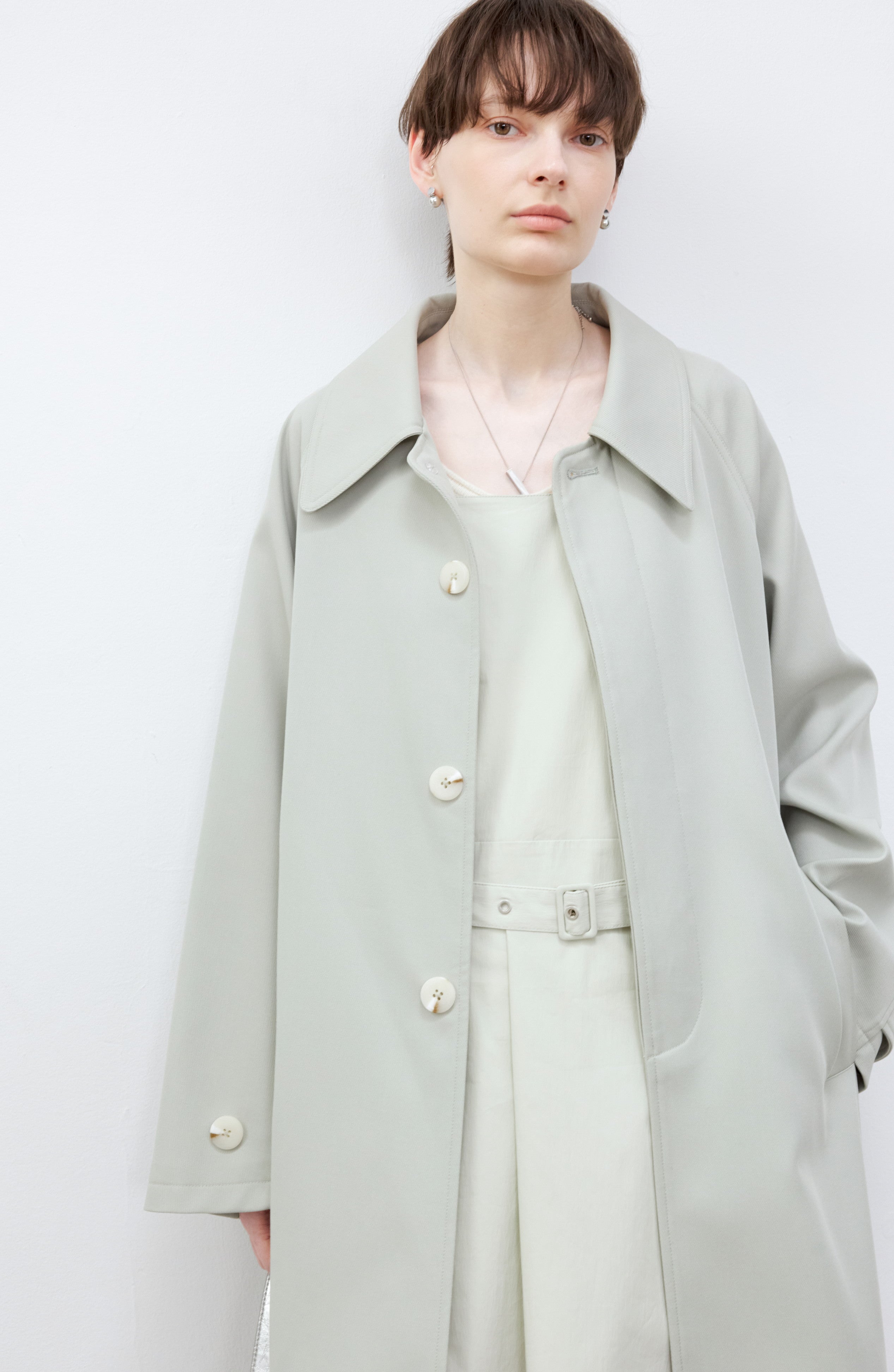 NATURAL PLAIN PALE TRENCH