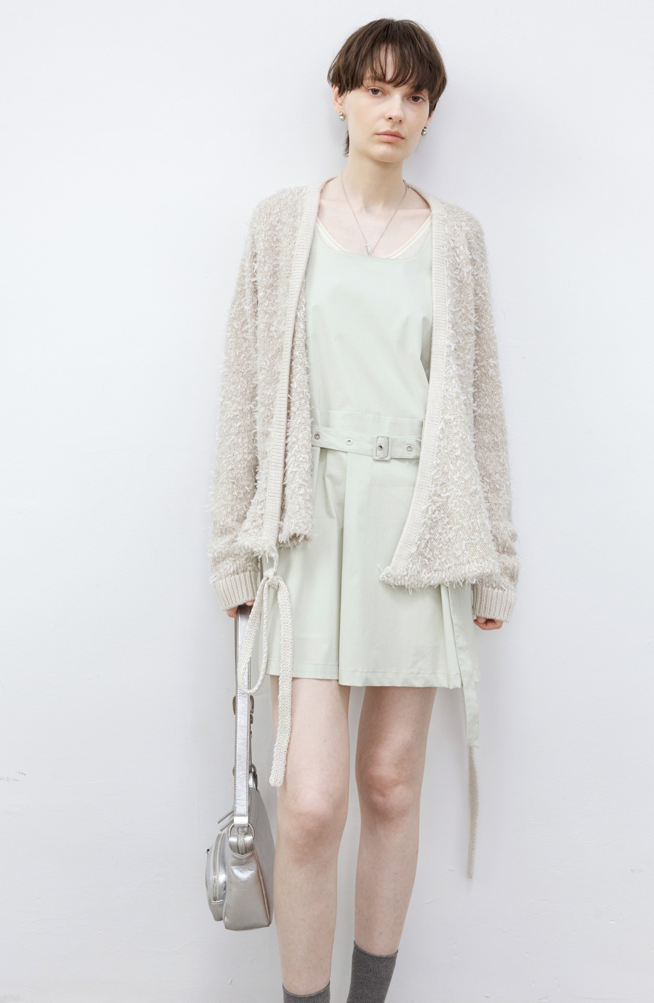 FLUFFY SOFT KNIT CARDIGAN