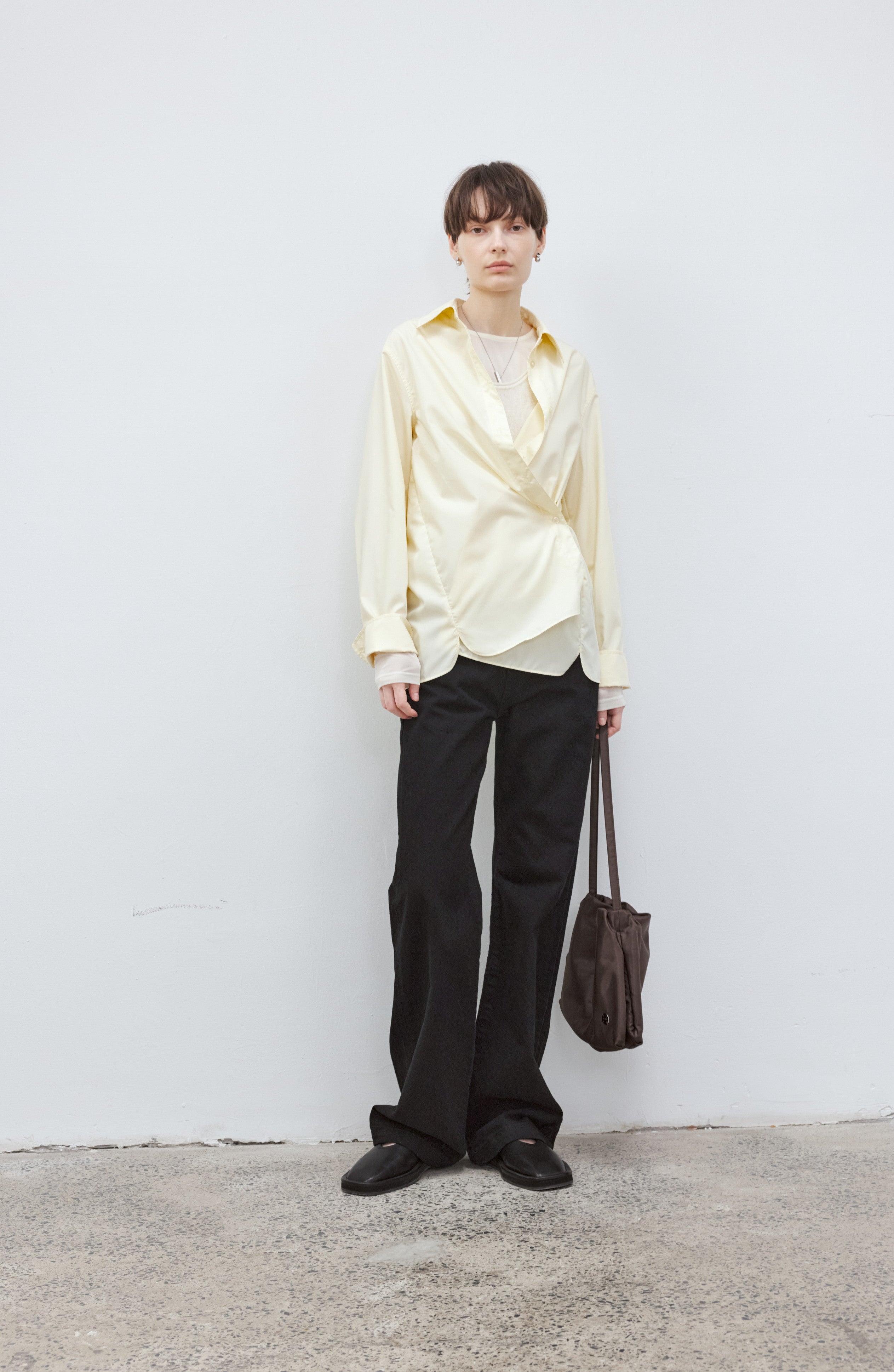 2WAY SILHOUETTE COLOR SHIRT / 2WAYシルエットカラーシャツ