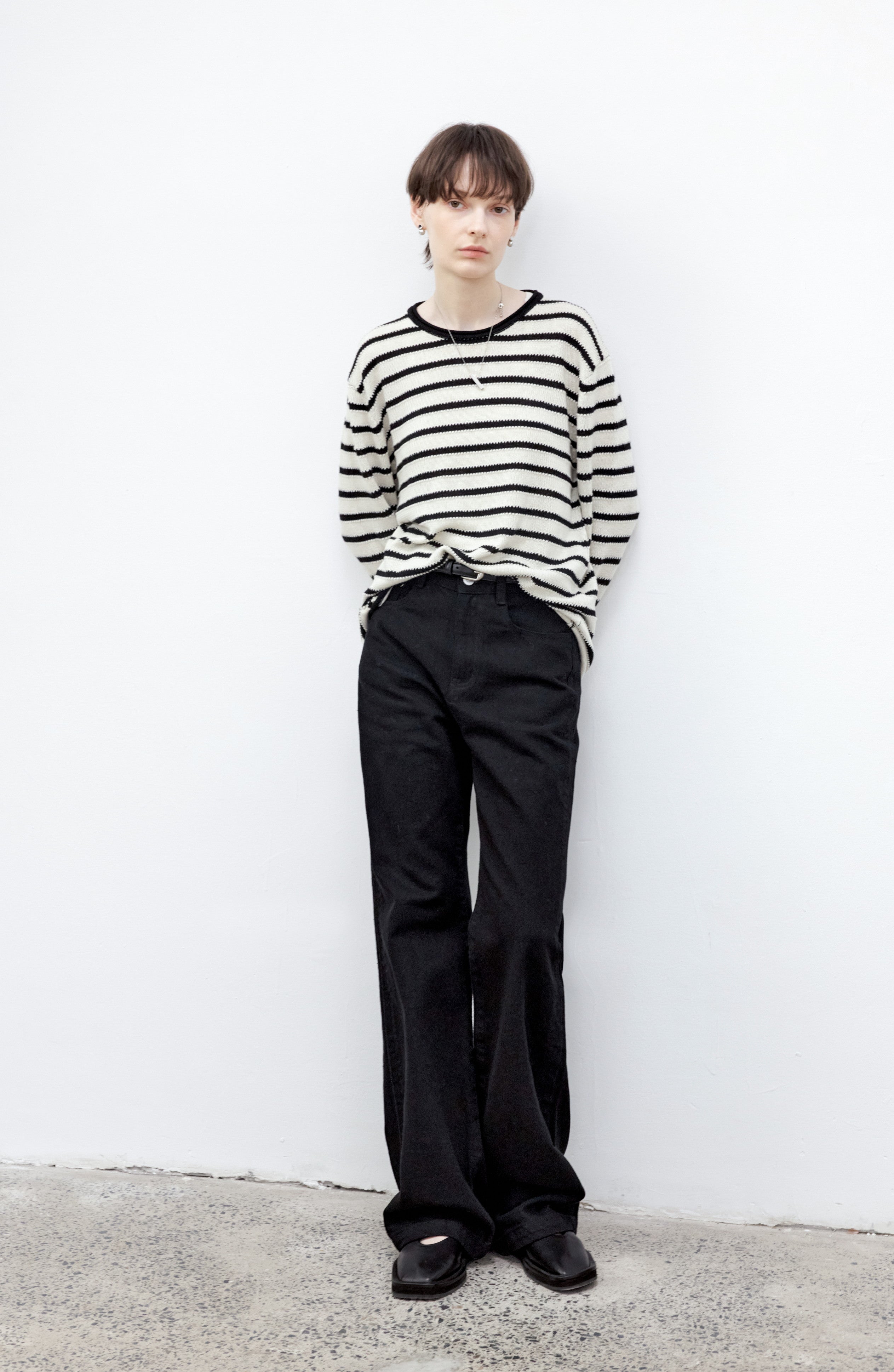 FULL STRIPE LOOSE SWEATER / フルストライプルーズセーター