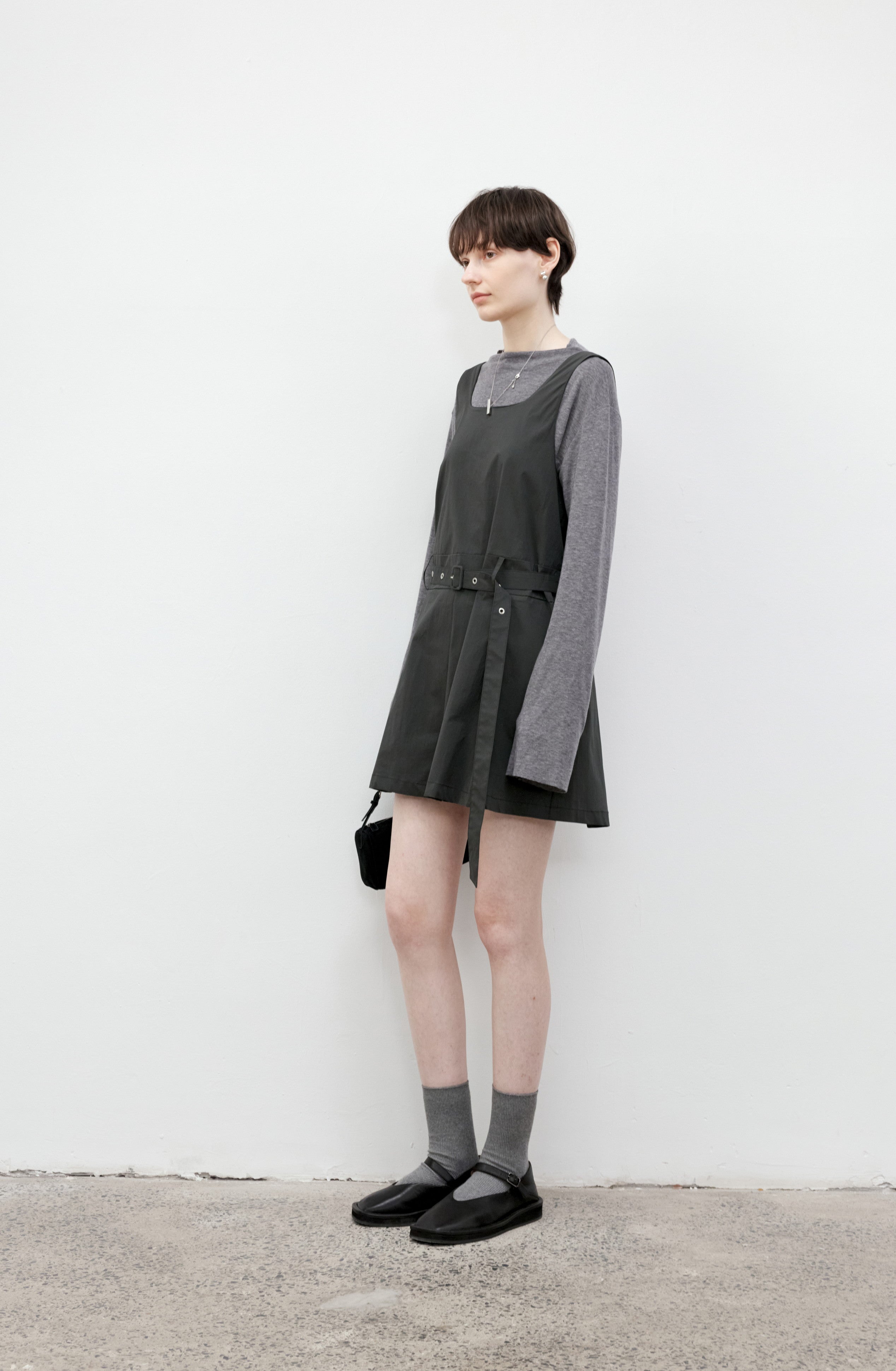 BELT MARK SHORT DRESS / ベルトマークショートワンピース