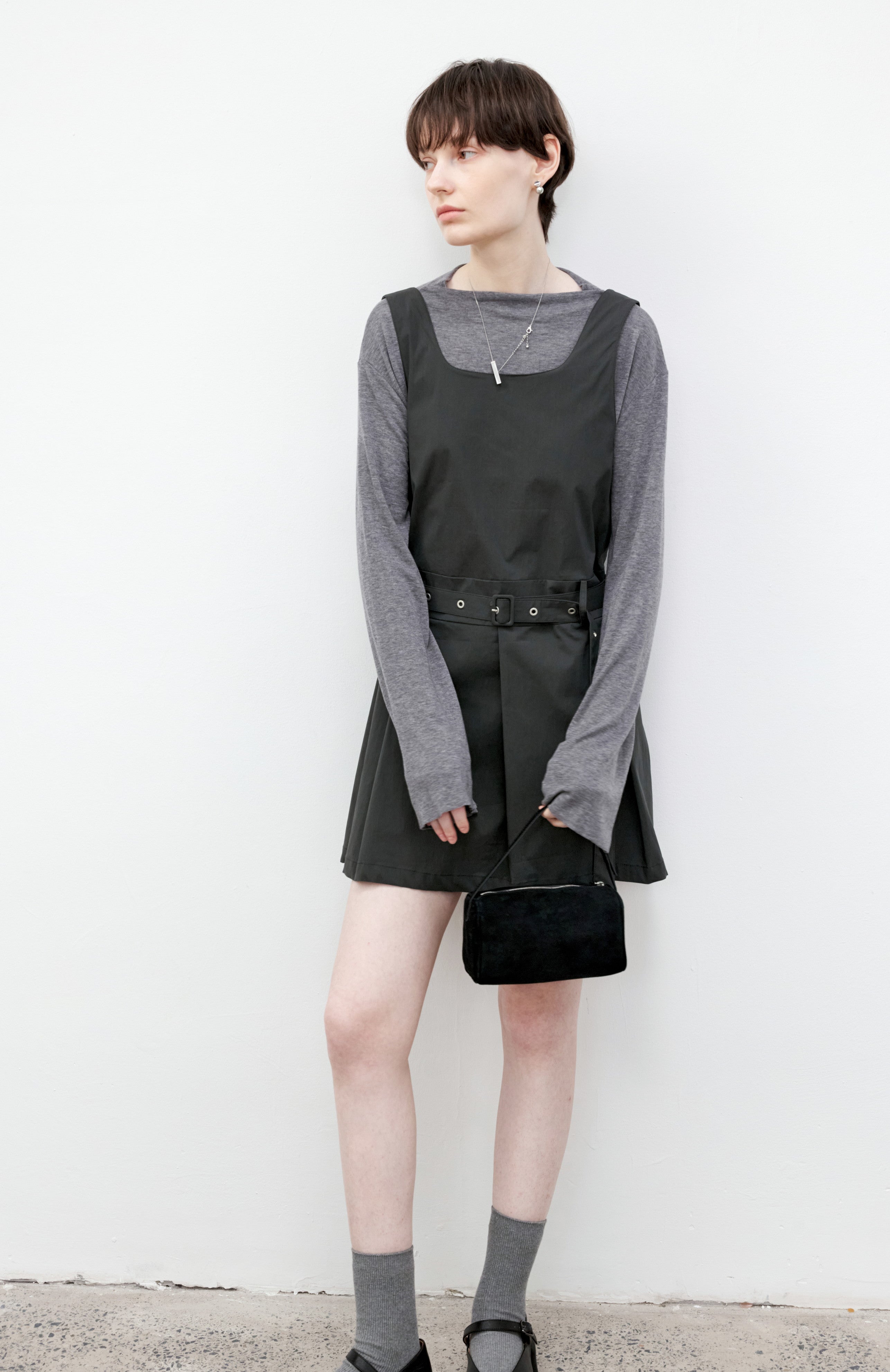 BELT MARK SHORT DRESS / ベルトマークショートワンピース