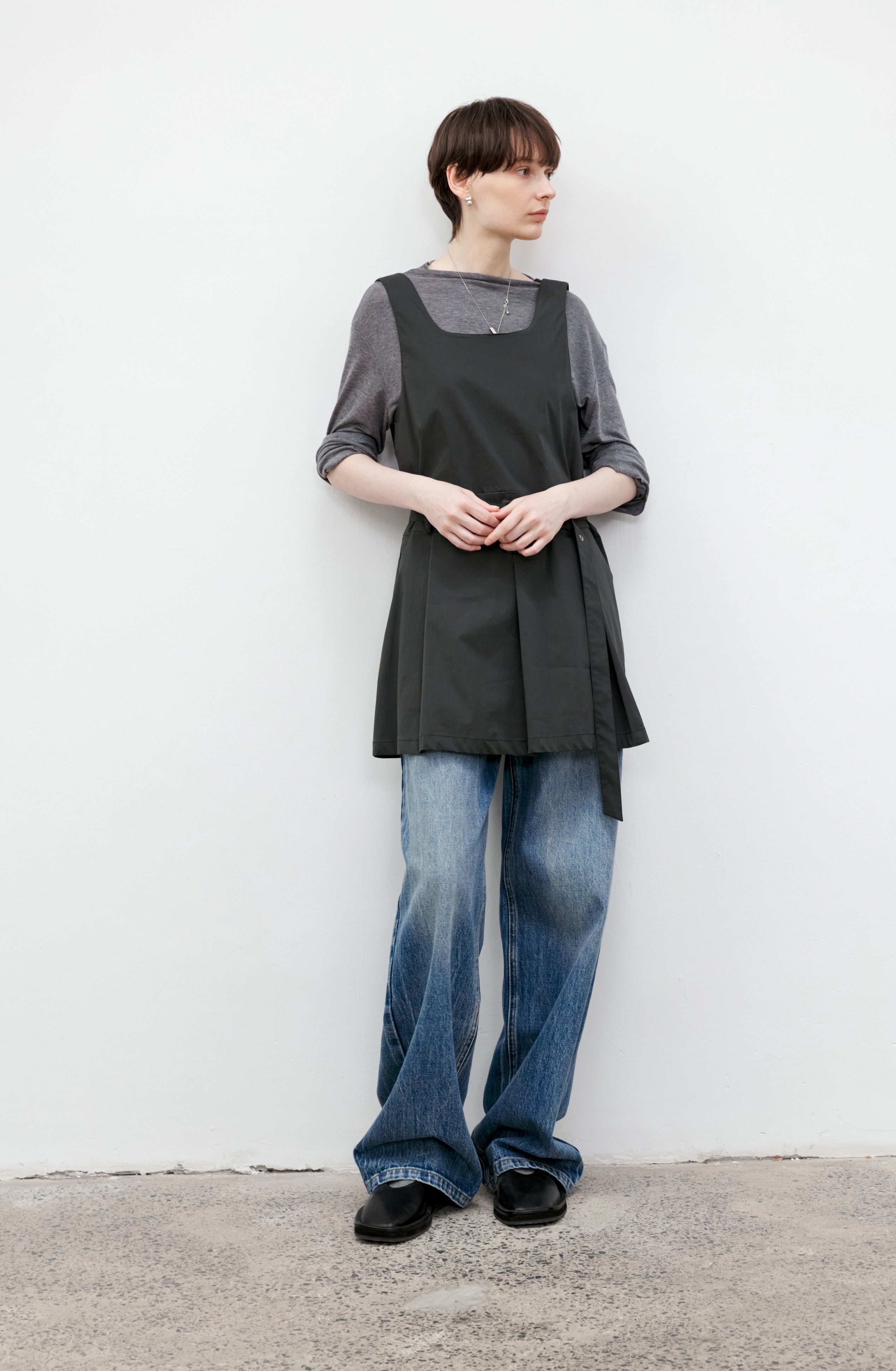 BELT MARK SHORT DRESS / ベルトマークショートワンピース