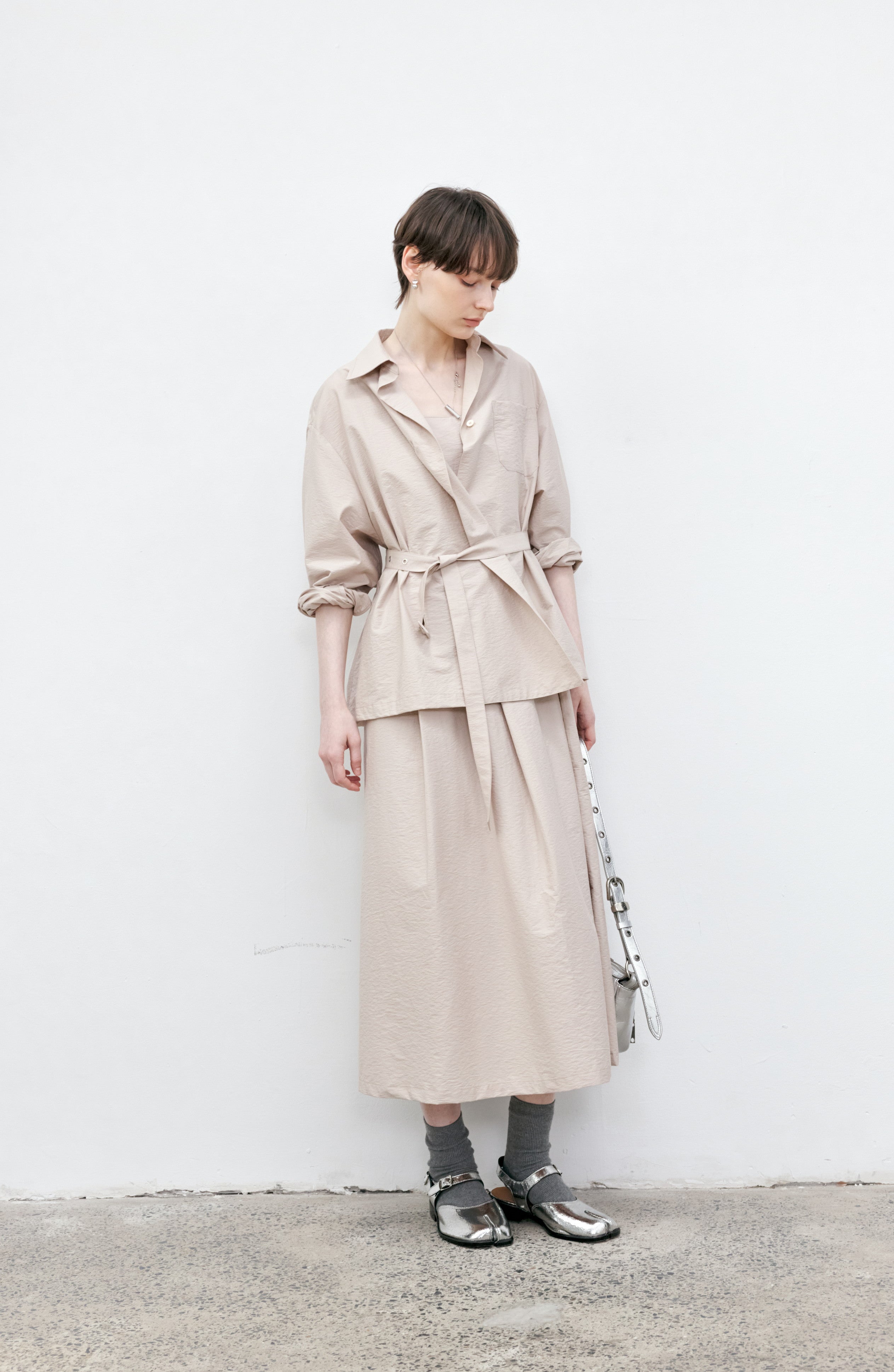 BELT MARK CLASSICAL DRESS / ベルトマーククラシカルワンピース