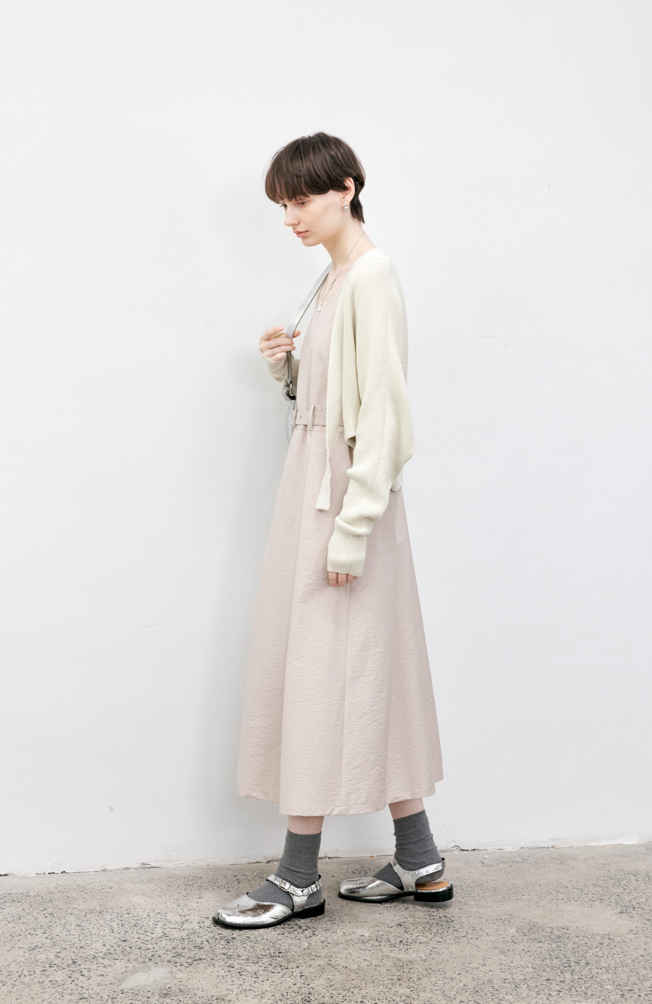 RIB KNIT BOLERO CARDIGAN / リブニットボレロカーディガン